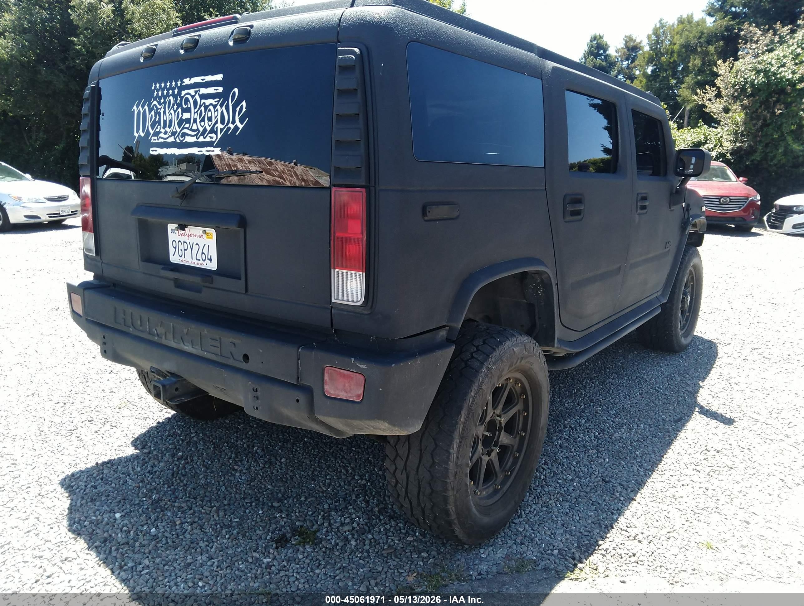 2005 Hummer H2 Suv Черный vin: 5GRGN23UX5H131485