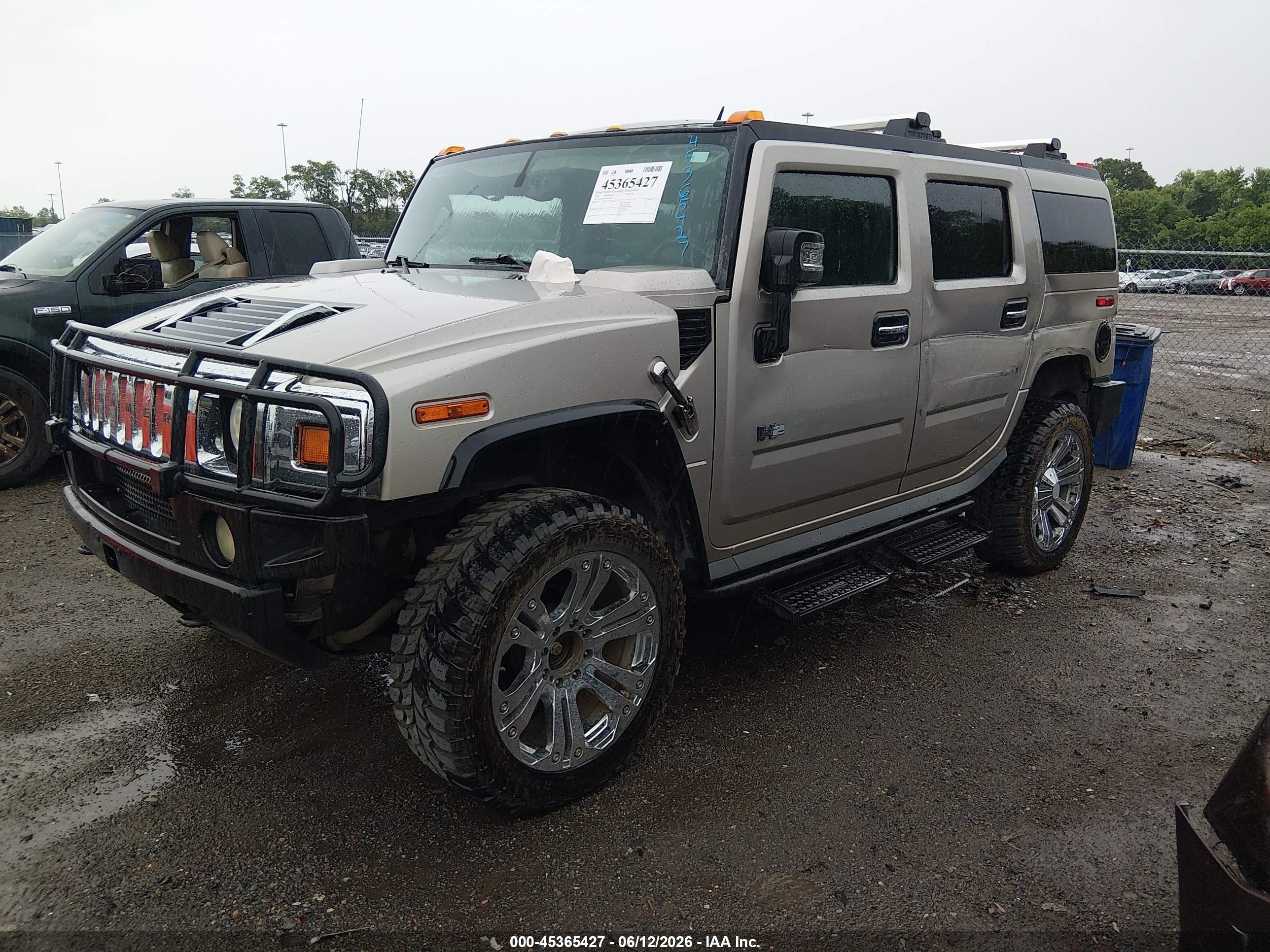 2006 Hummer H2 Suv   Gold vin: 5GRGN23UX6H115420