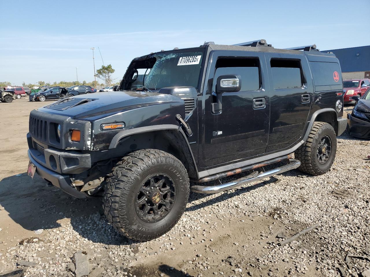 2006 Hummer H2 Black vin: 5GRGN23UX6H119516
