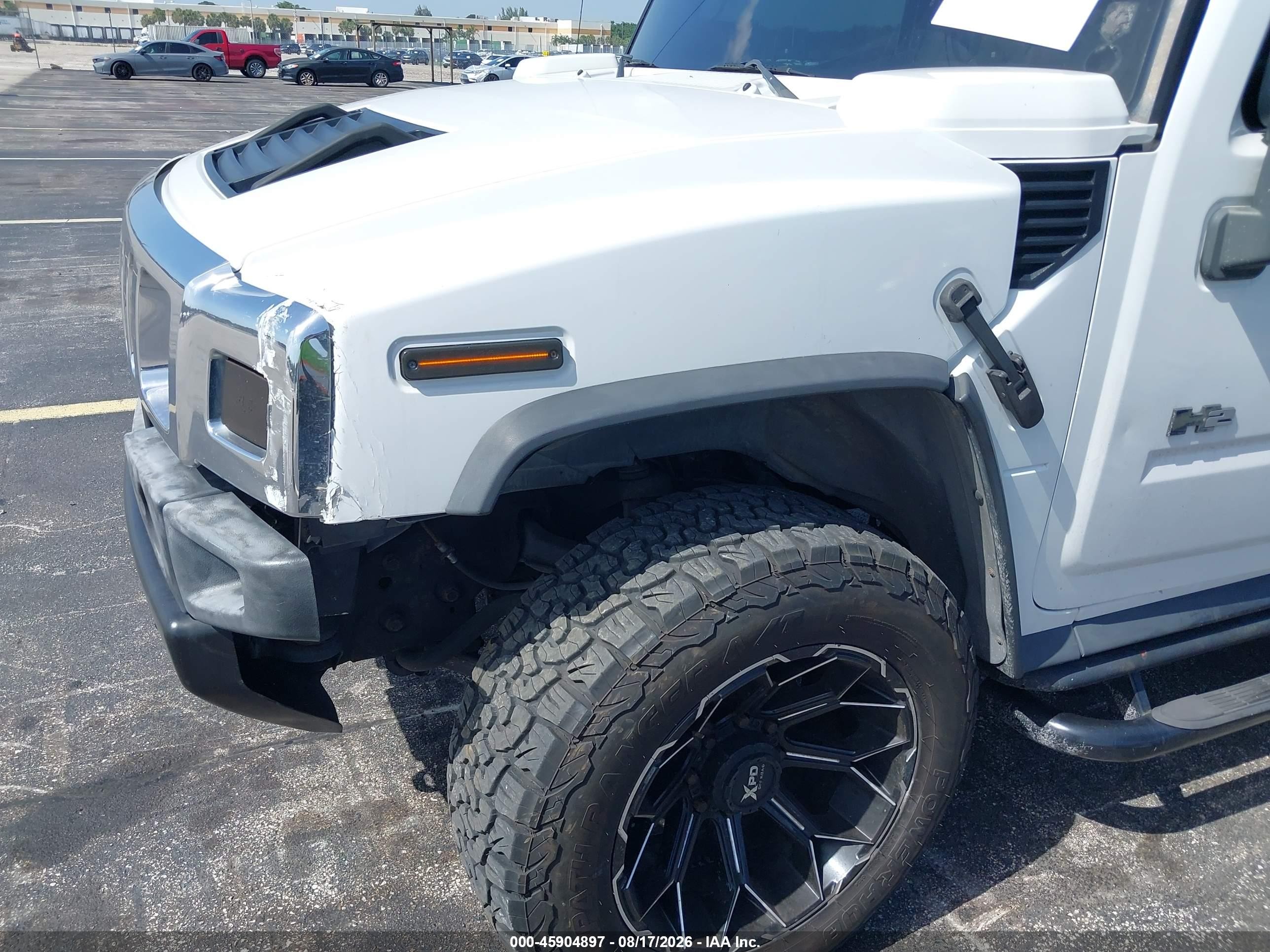 2006 Hummer H2 Suv   White vin: 5GRGN23UX6H120245