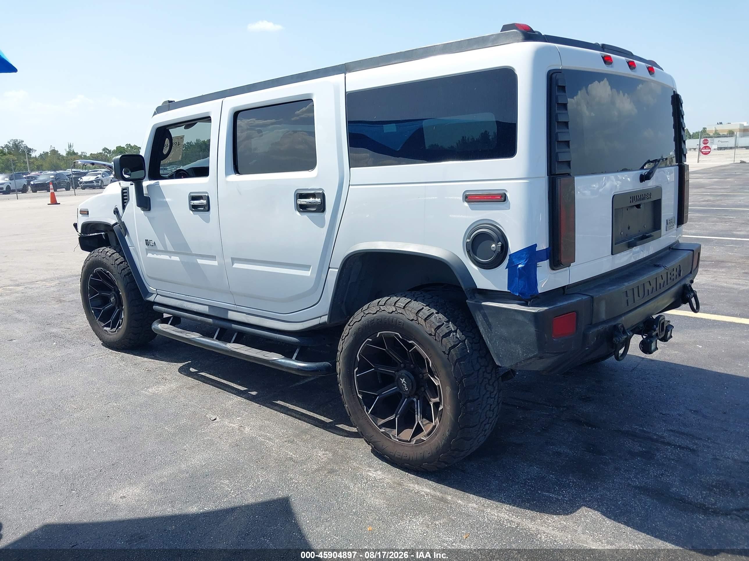 2006 Hummer H2 Suv   White vin: 5GRGN23UX6H120245