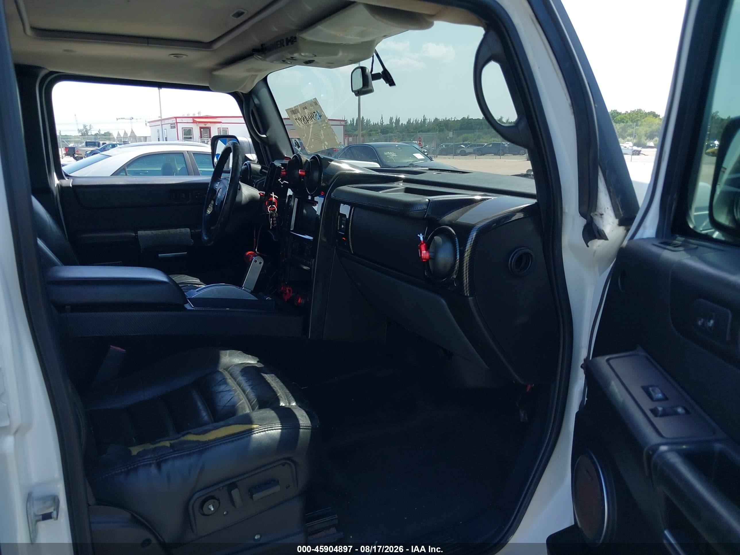 2006 Hummer H2 Suv   White vin: 5GRGN23UX6H120245