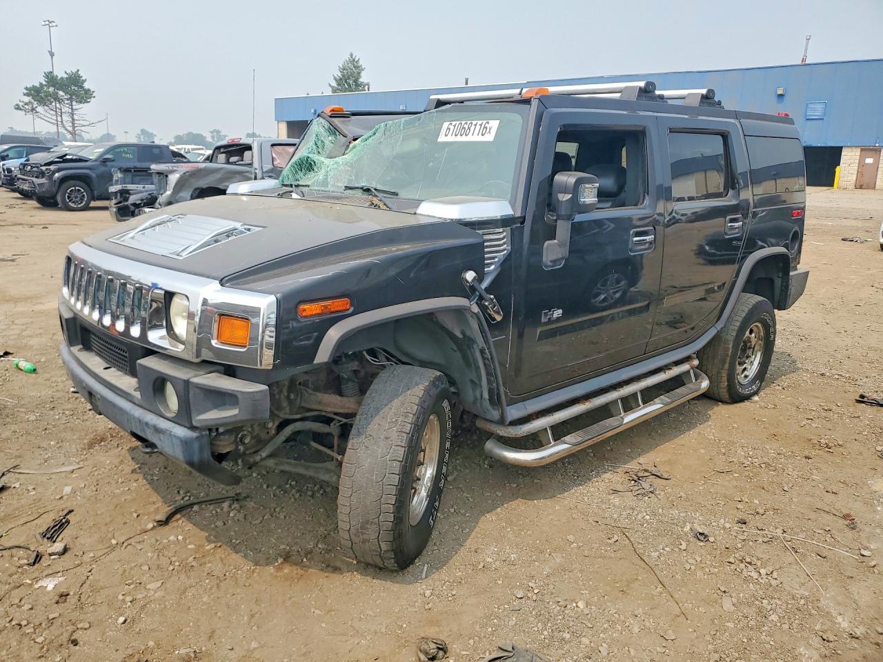 2006 Hummer H2 Black vin: 5GRGN23UX6H122495