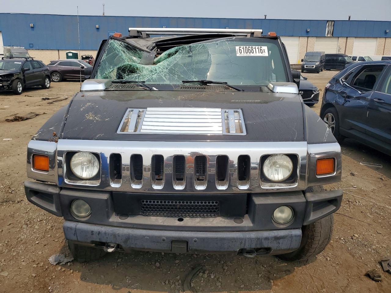 2006 Hummer H2 Black vin: 5GRGN23UX6H122495
