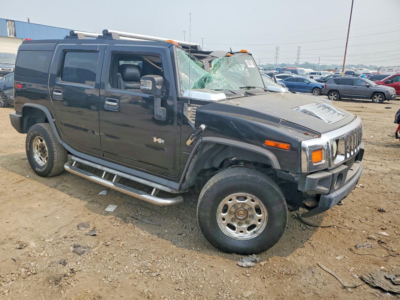 2006 Hummer H2 Black vin: 5GRGN23UX6H122495