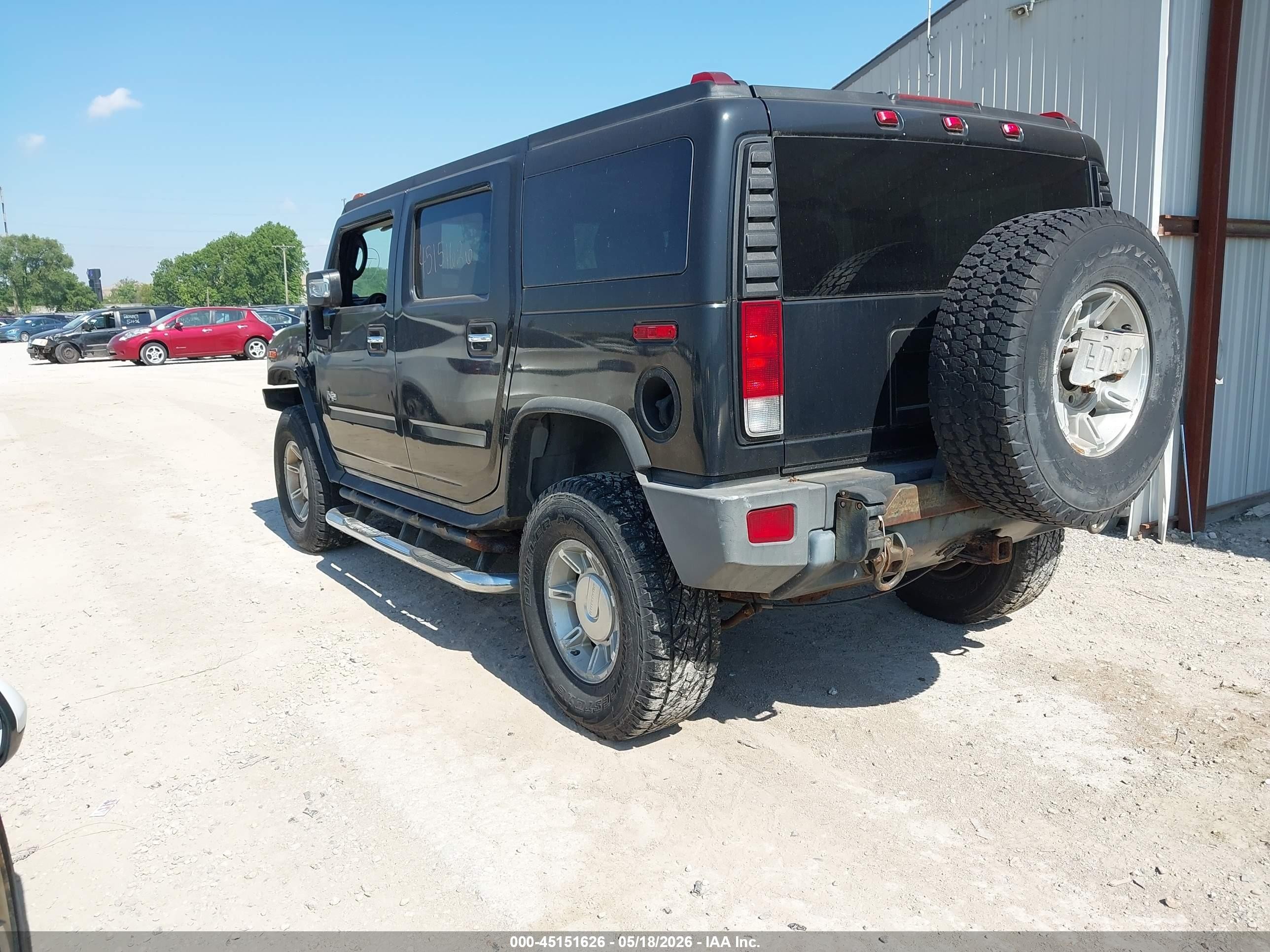 2007 Hummer H2 Suv   Black vin: 5GRGN23UX7H100305