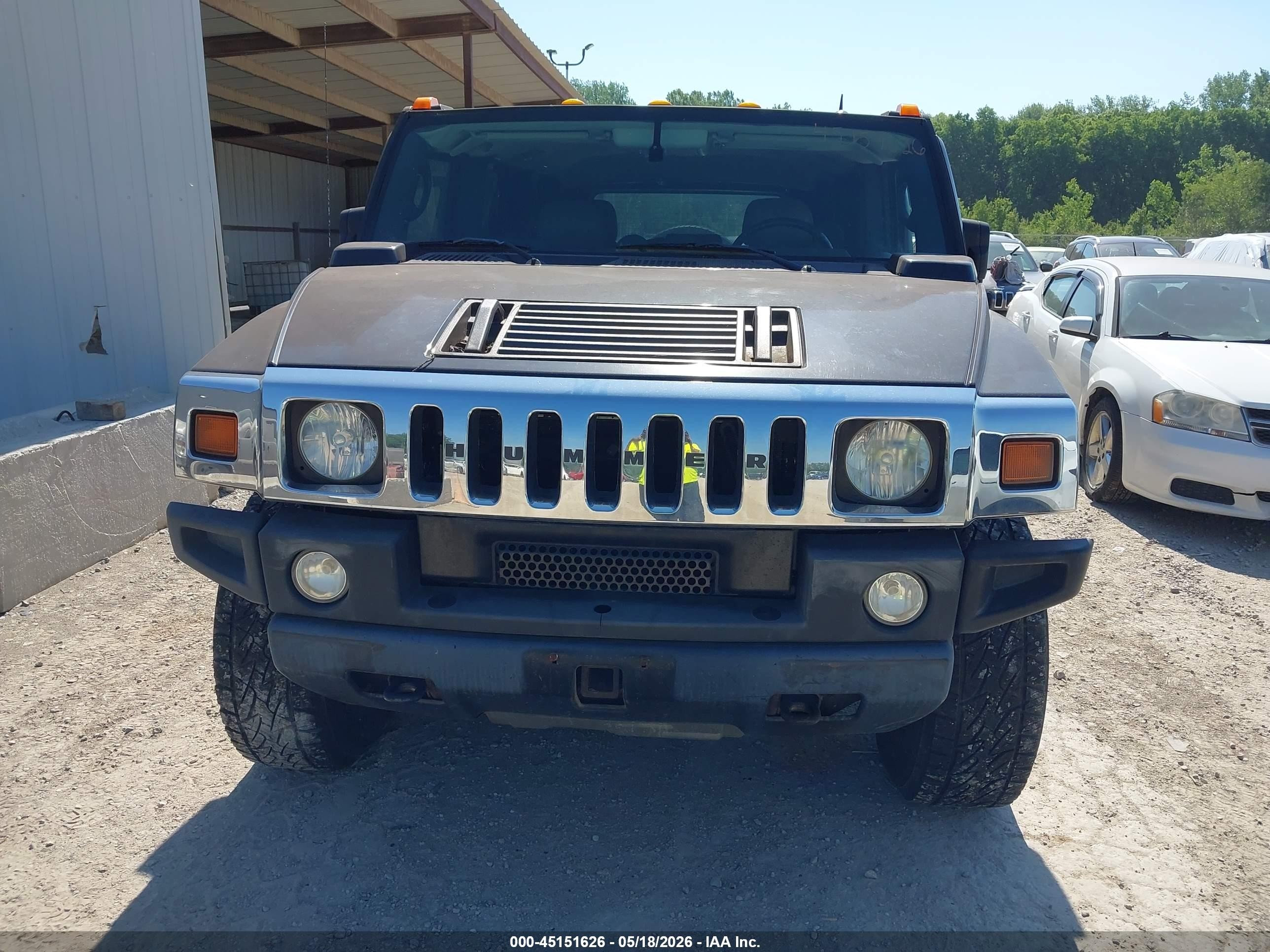 2007 Hummer H2 Suv   Black vin: 5GRGN23UX7H100305