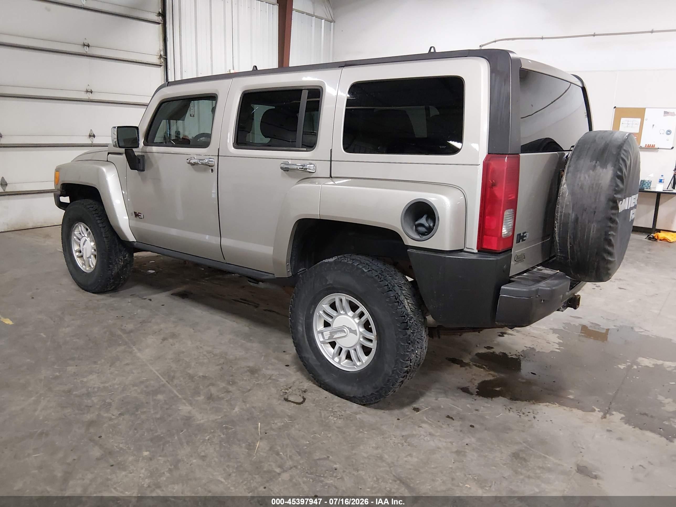 2006 Hummer H3 Suv   Gray vin: 5GTDN136068116844