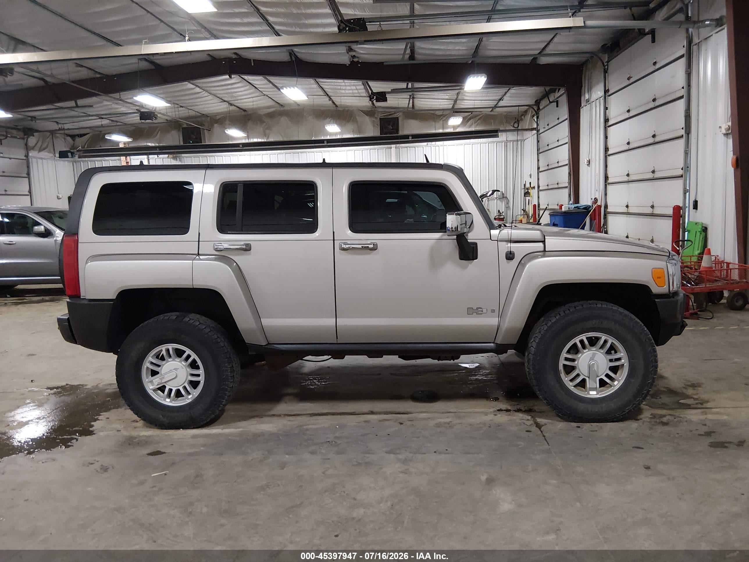 2006 Hummer H3 Suv   Gray vin: 5GTDN136068116844