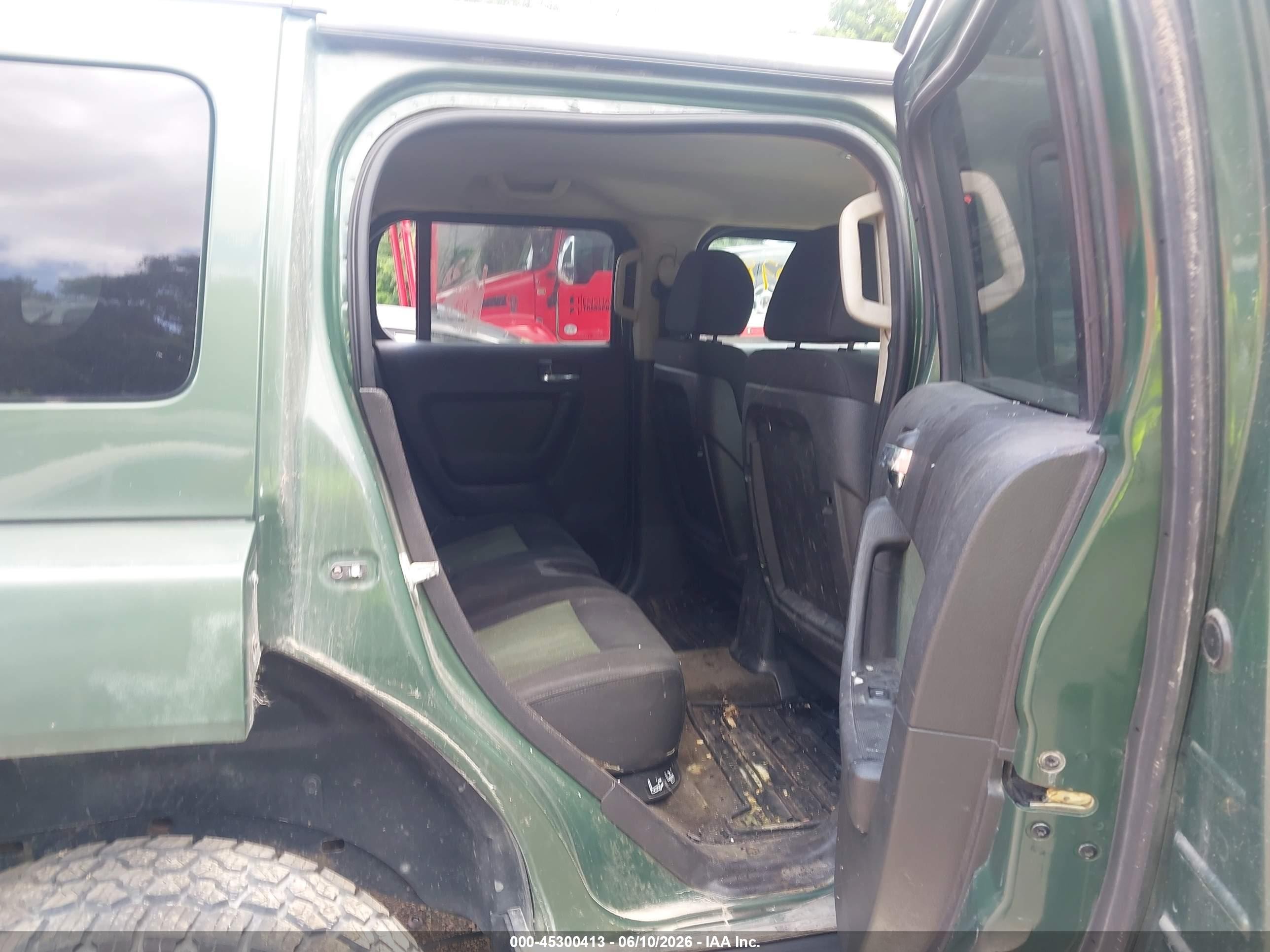 2006 Hummer H3 Suv   Зеленый vin: 5GTDN136068173092