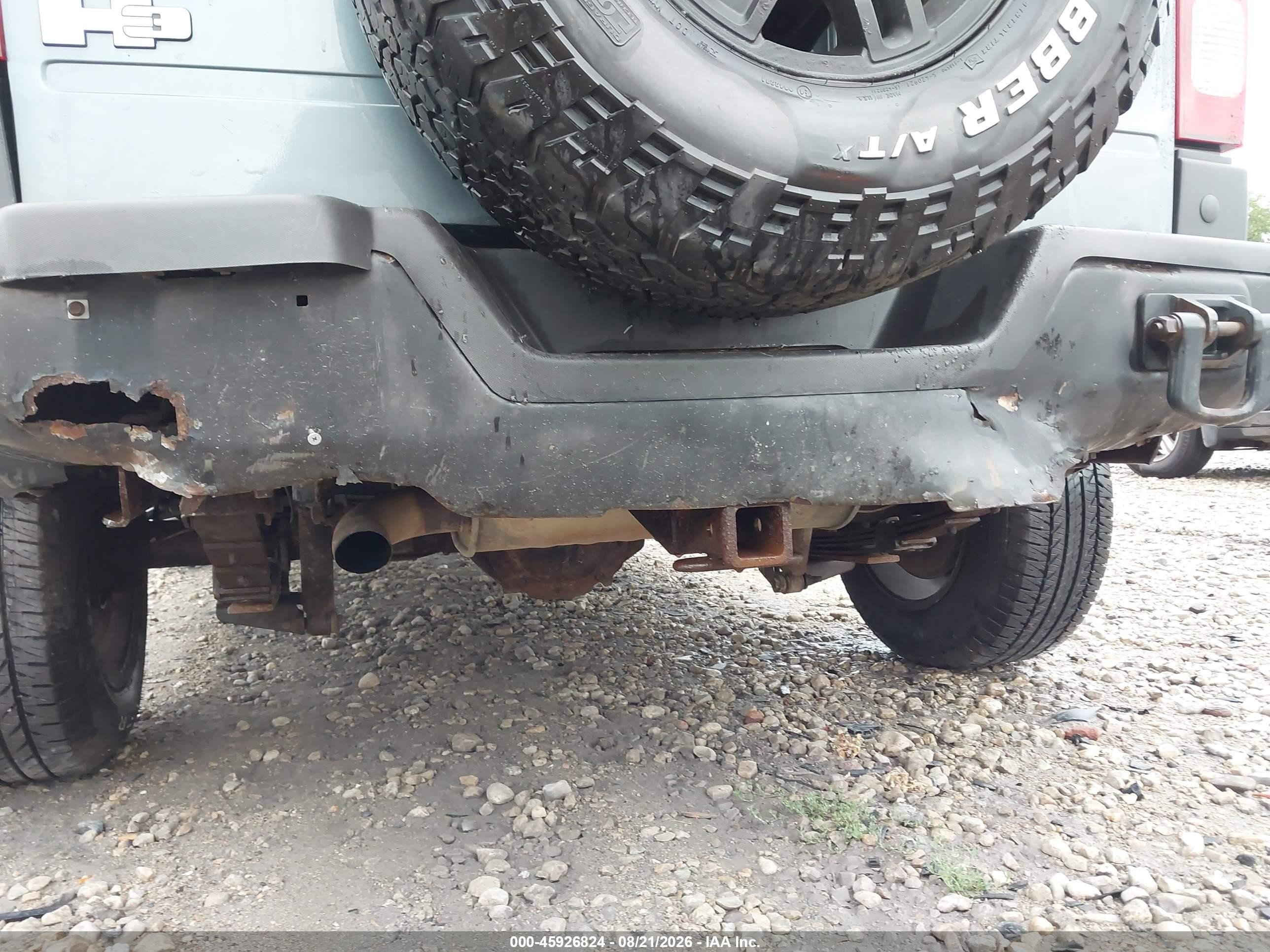 2006 Hummer H3 Suv   Blue vin: 5GTDN136068185758