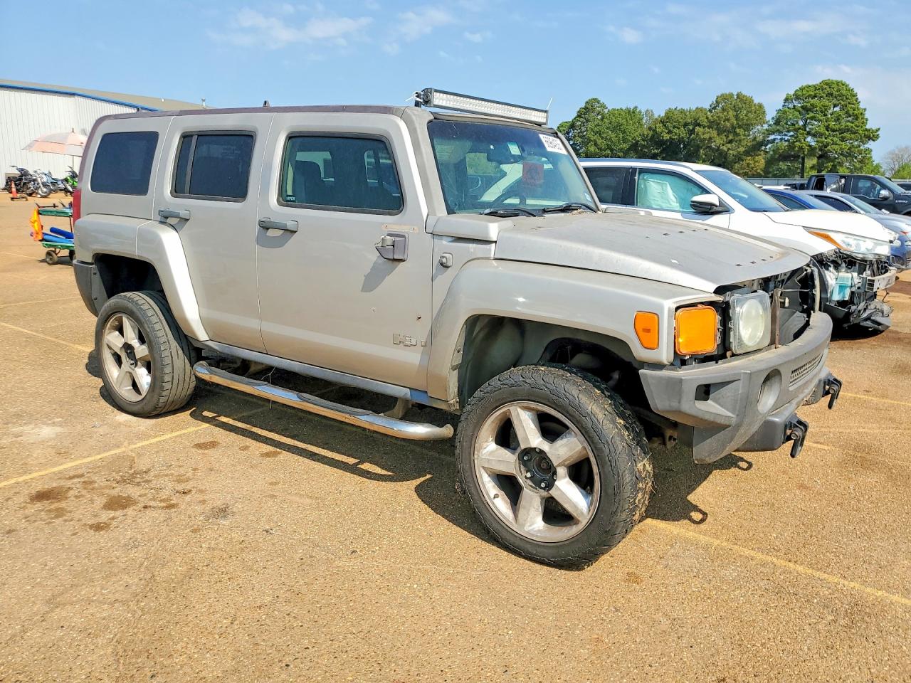 2006 Hummer H3 Silver vin: 5GTDN136068194993
