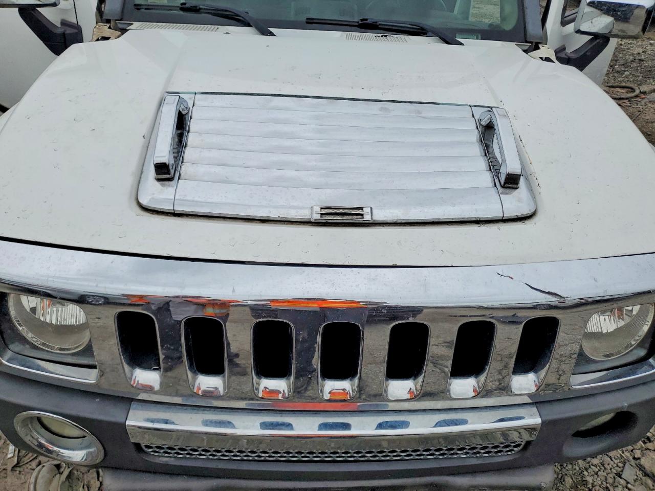 2006 Hummer H3 White vin: 5GTDN136068306045