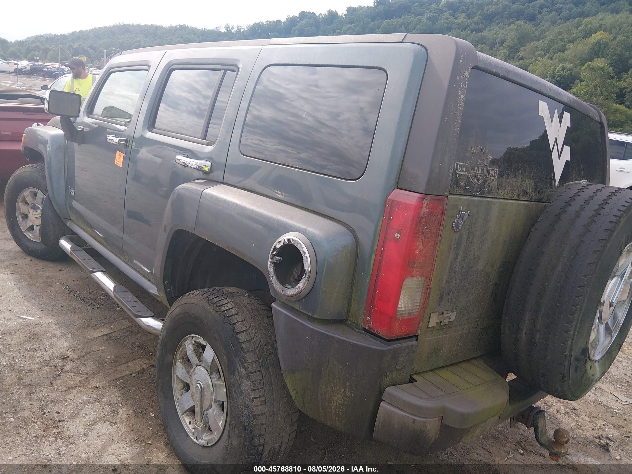 2006 Hummer H3 Suv   Light Blue vin: 5GTDN136068328644