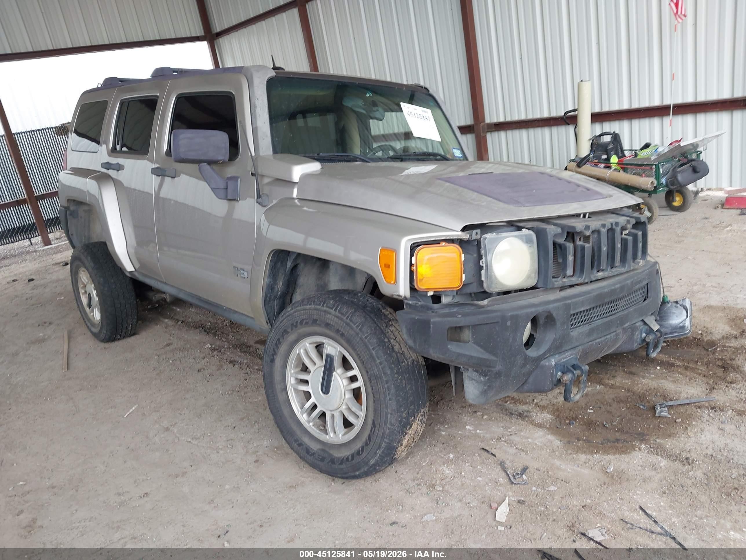 2006 Hummer H3 Suv   Champagne vin: 5GTDN136168110177