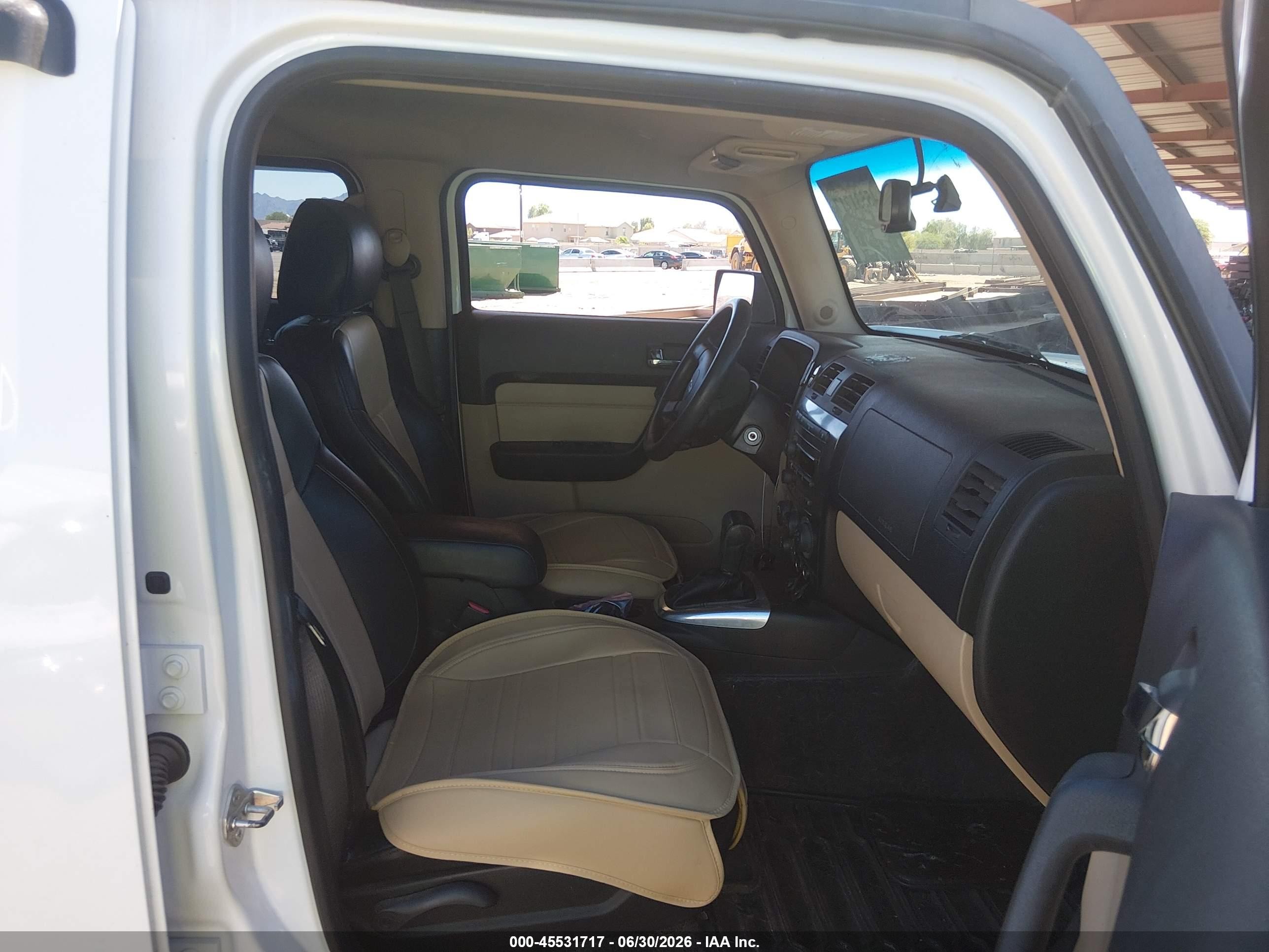 2006 Hummer H3 Suv   White vin: 5GTDN136168129652