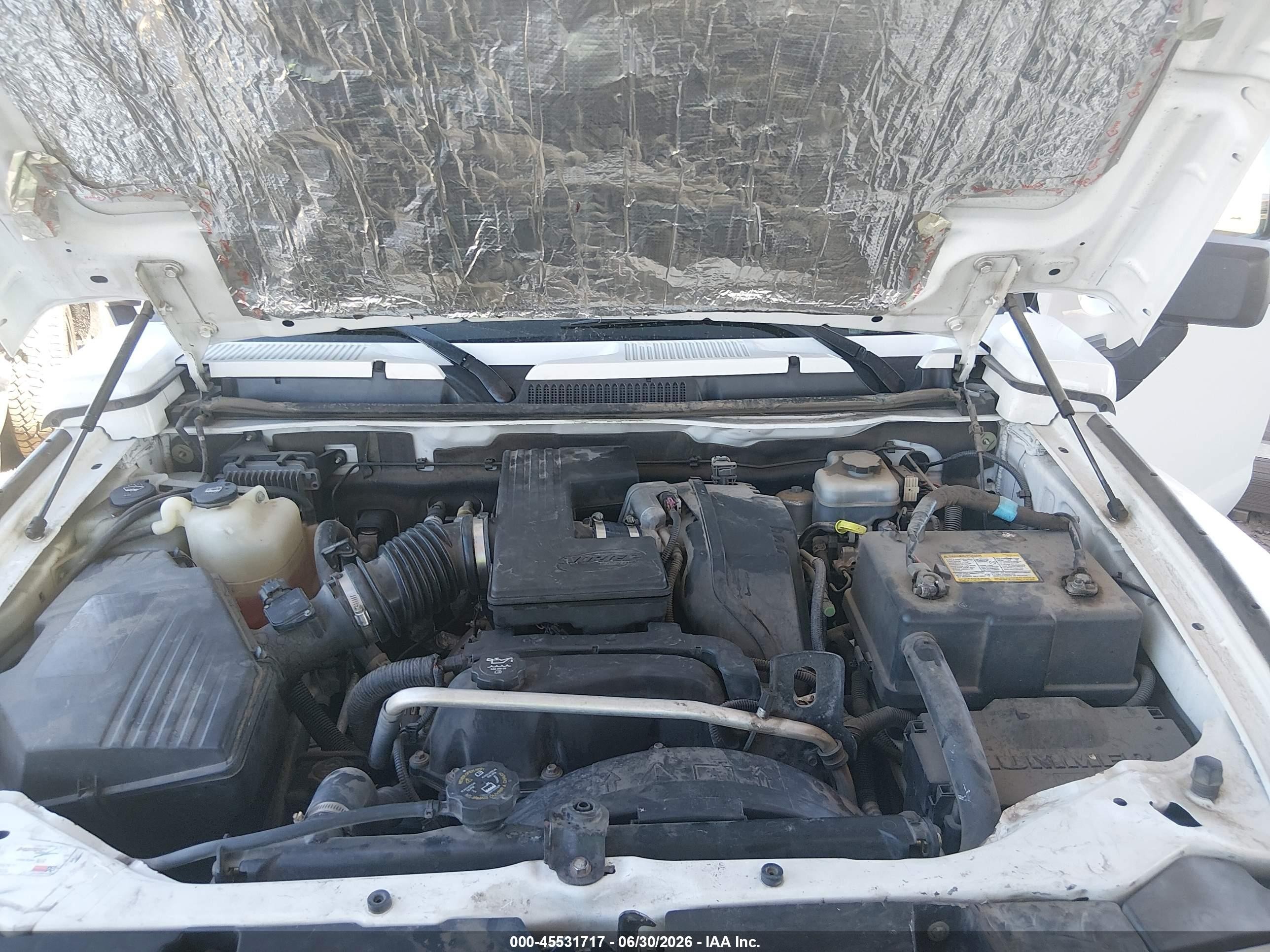 2006 Hummer H3 Suv   White vin: 5GTDN136168129652