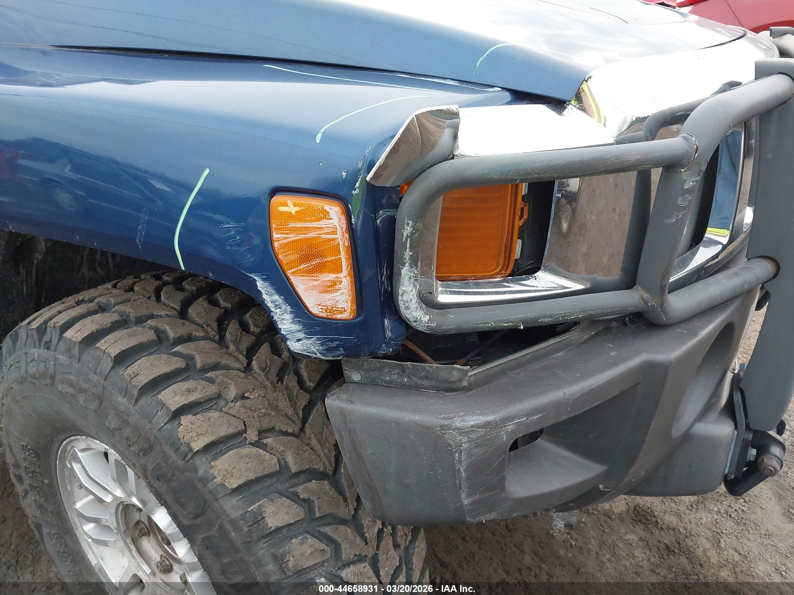 2006 Hummer H3 Suv Dark Blue vin: 5GTDN136168163722