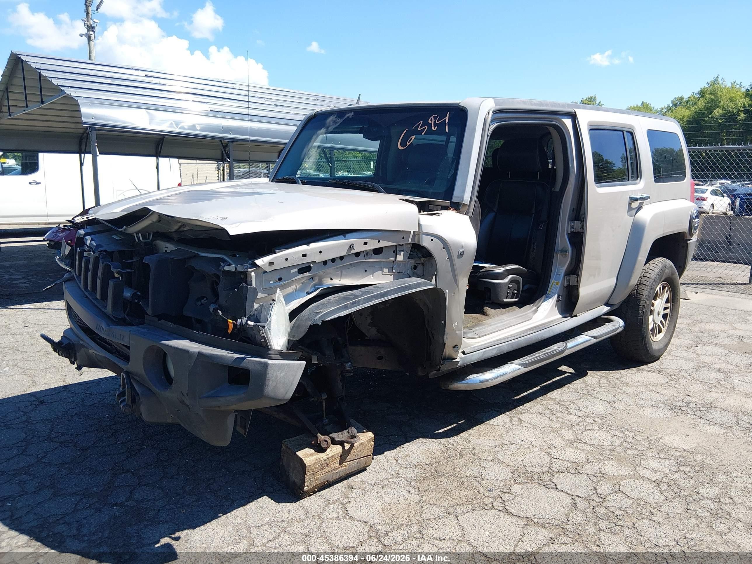 2006 Hummer H3 Suv   Silver vin: 5GTDN136168307043
