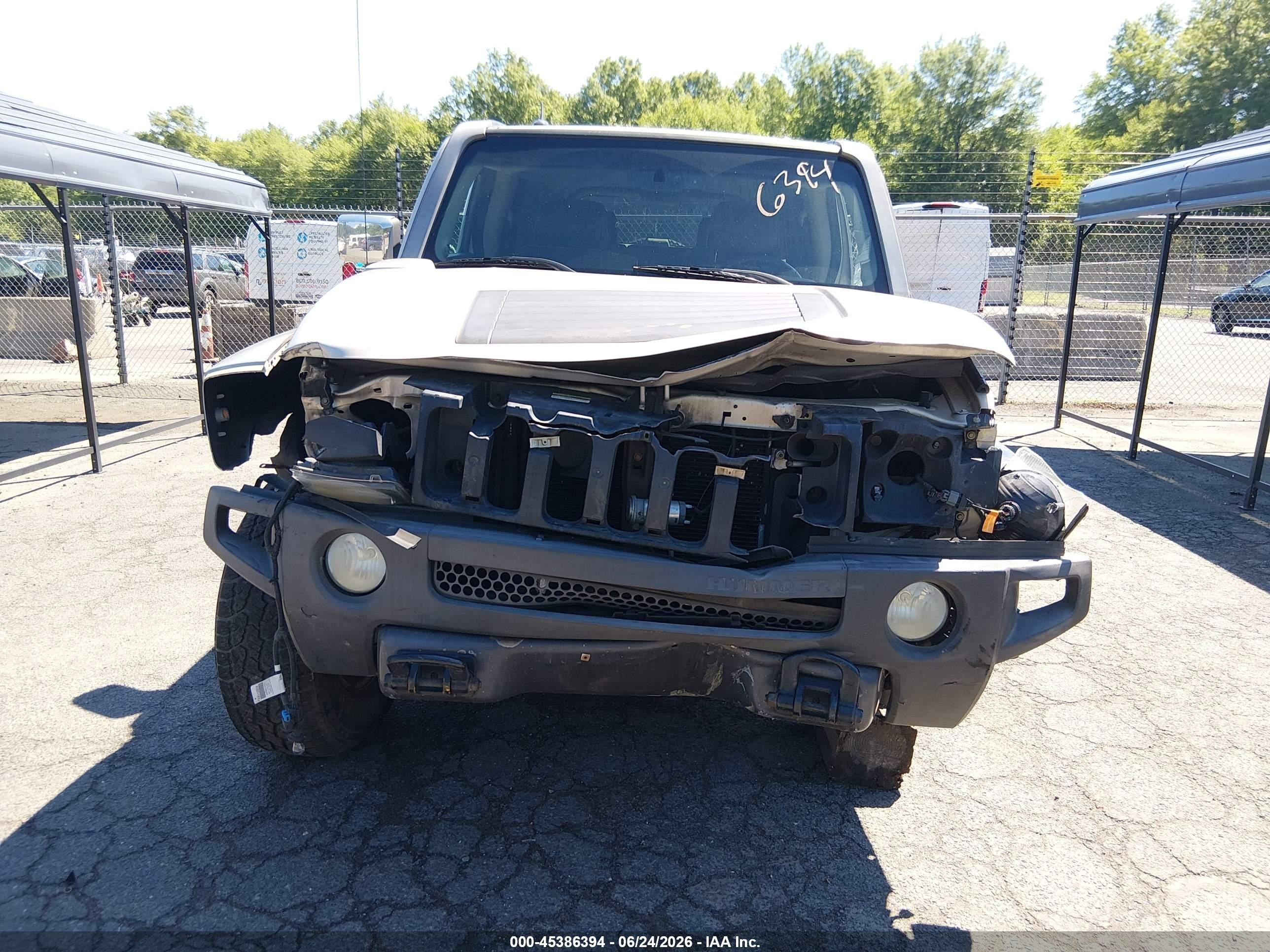 2006 Hummer H3 Suv   Silver vin: 5GTDN136168307043