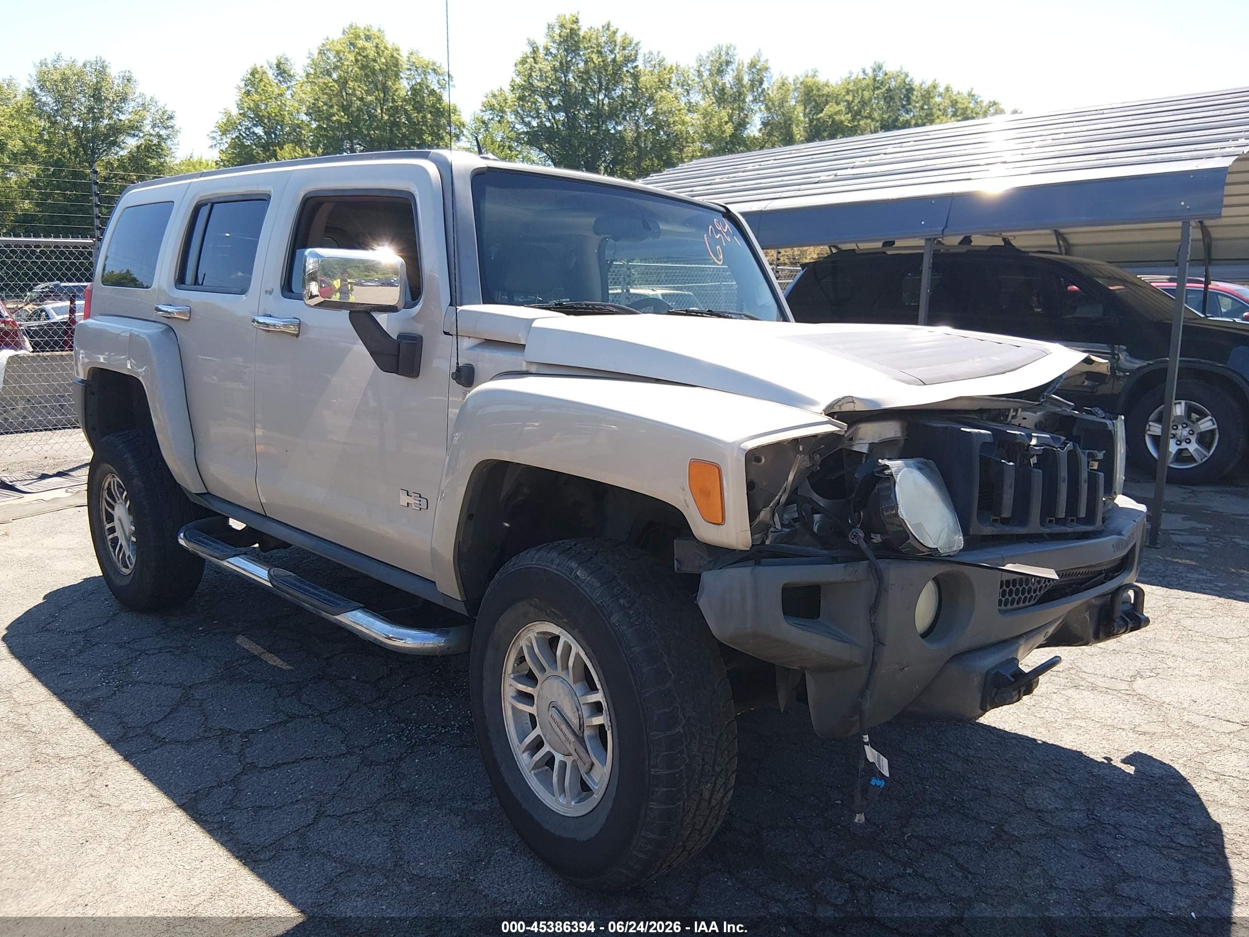 2006 Hummer H3 Suv   Silver vin: 5GTDN136168307043