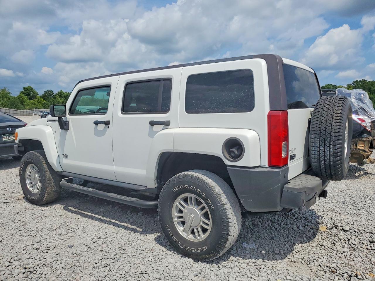 2006 Hummer H3 White vin: 5GTDN136168310959