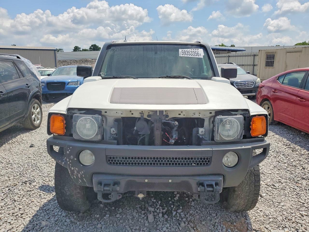 2006 Hummer H3 White vin: 5GTDN136168310959