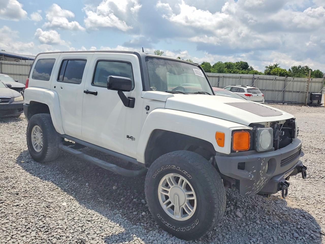 2006 Hummer H3 White vin: 5GTDN136168310959