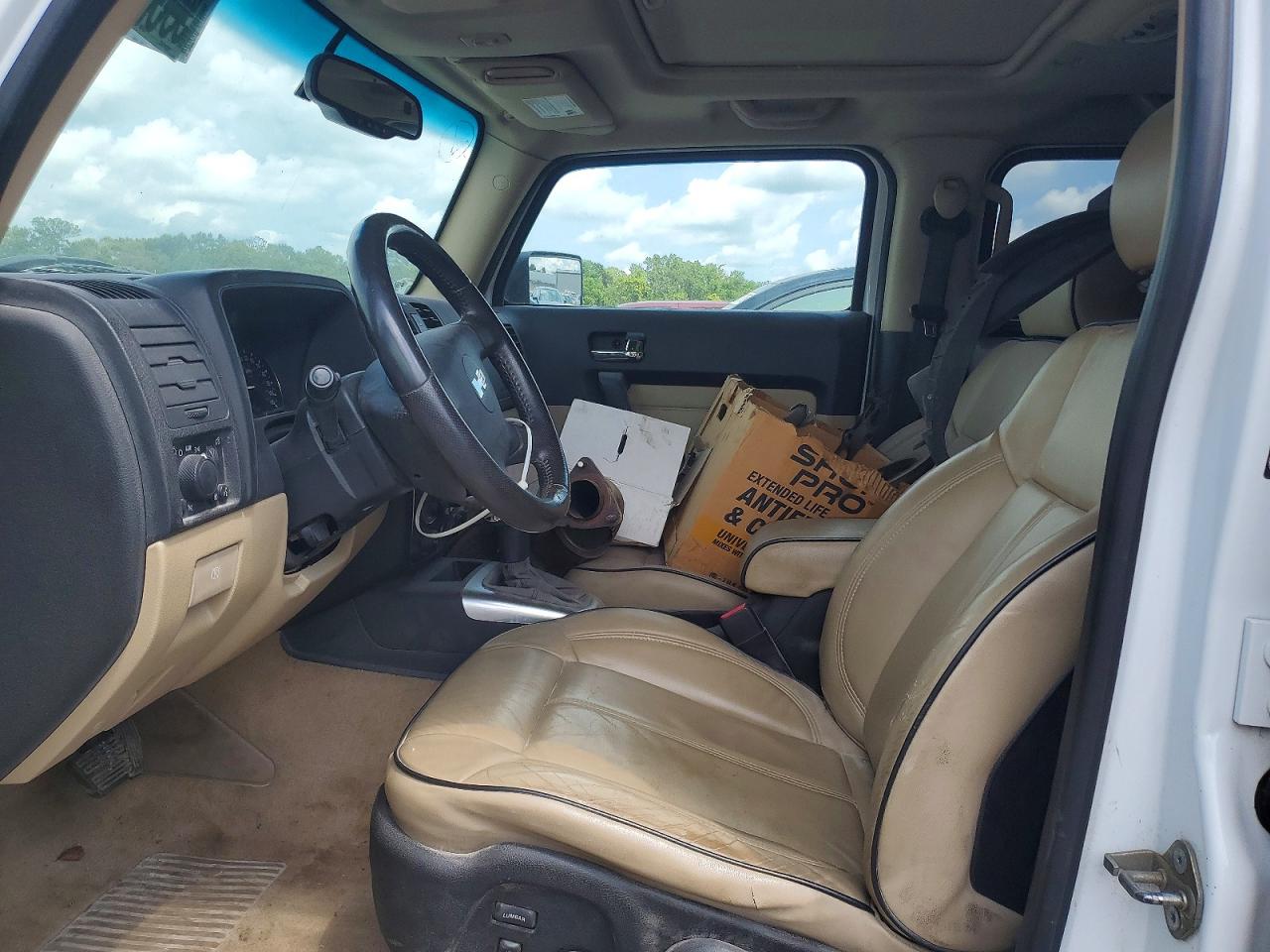 2006 Hummer H3 White vin: 5GTDN136168310959