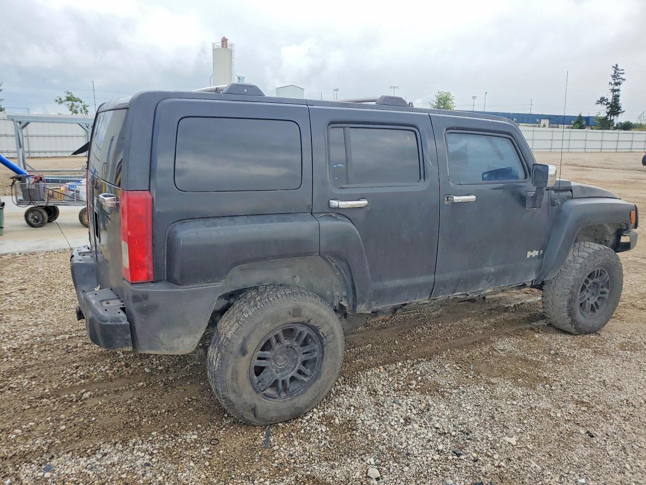 2006 Hummer H3 Black vin: 5GTDN136268100452