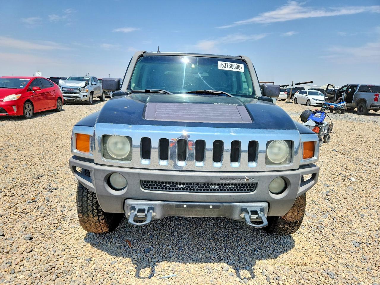 2006 Hummer H3 Black vin: 5GTDN136268124993