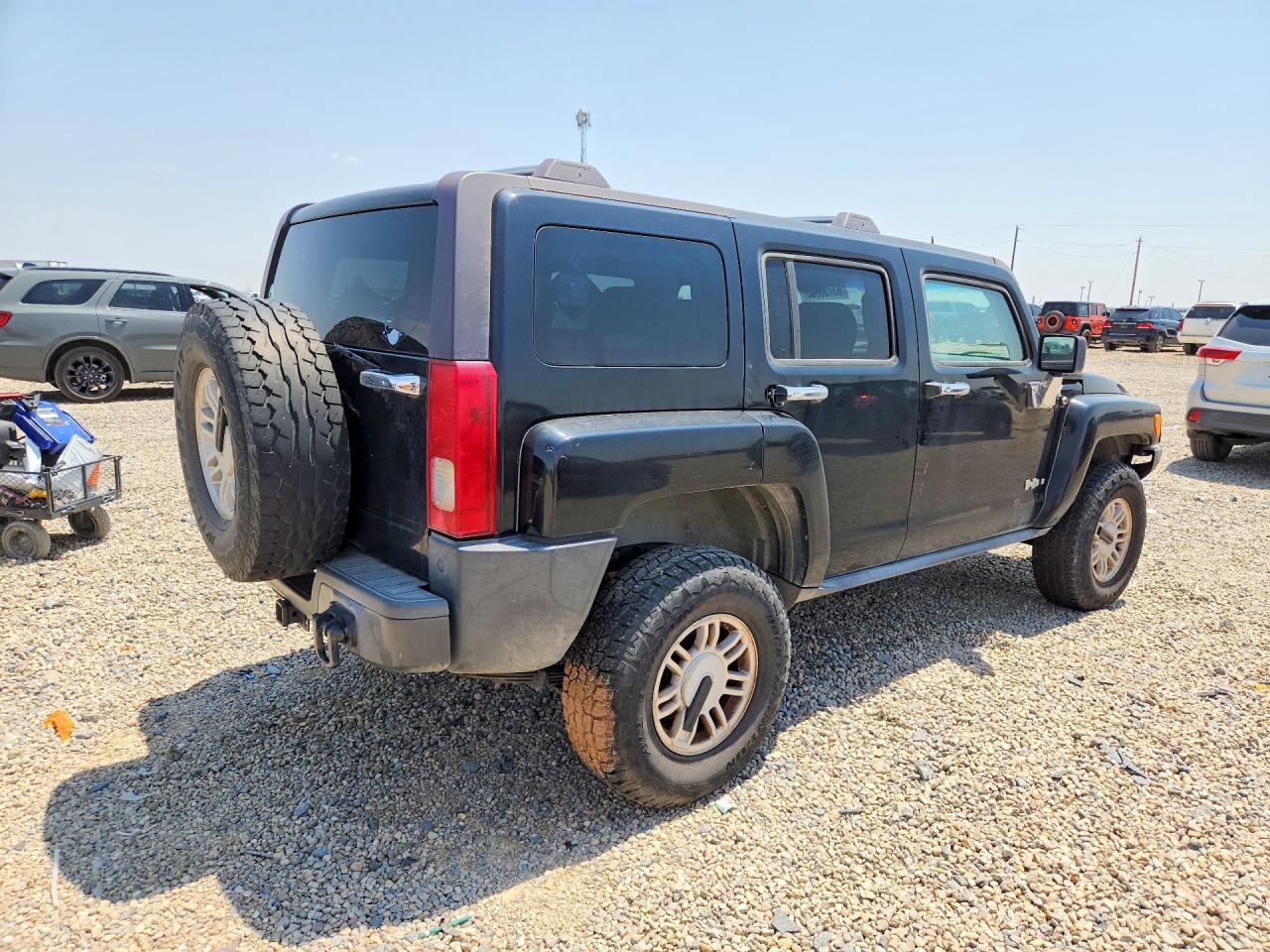 2006 Hummer H3 Black vin: 5GTDN136268124993