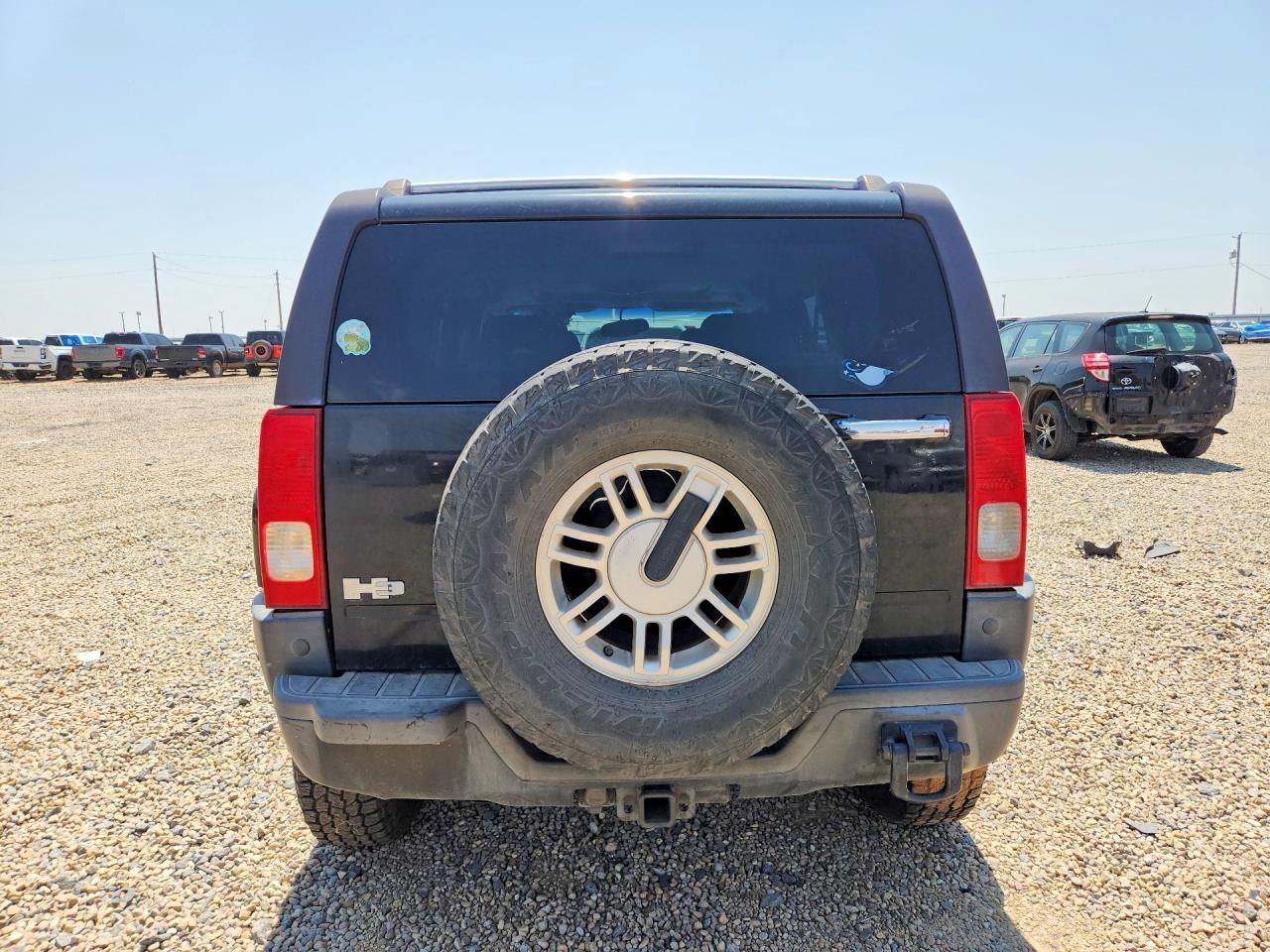 2006 Hummer H3 Black vin: 5GTDN136268124993
