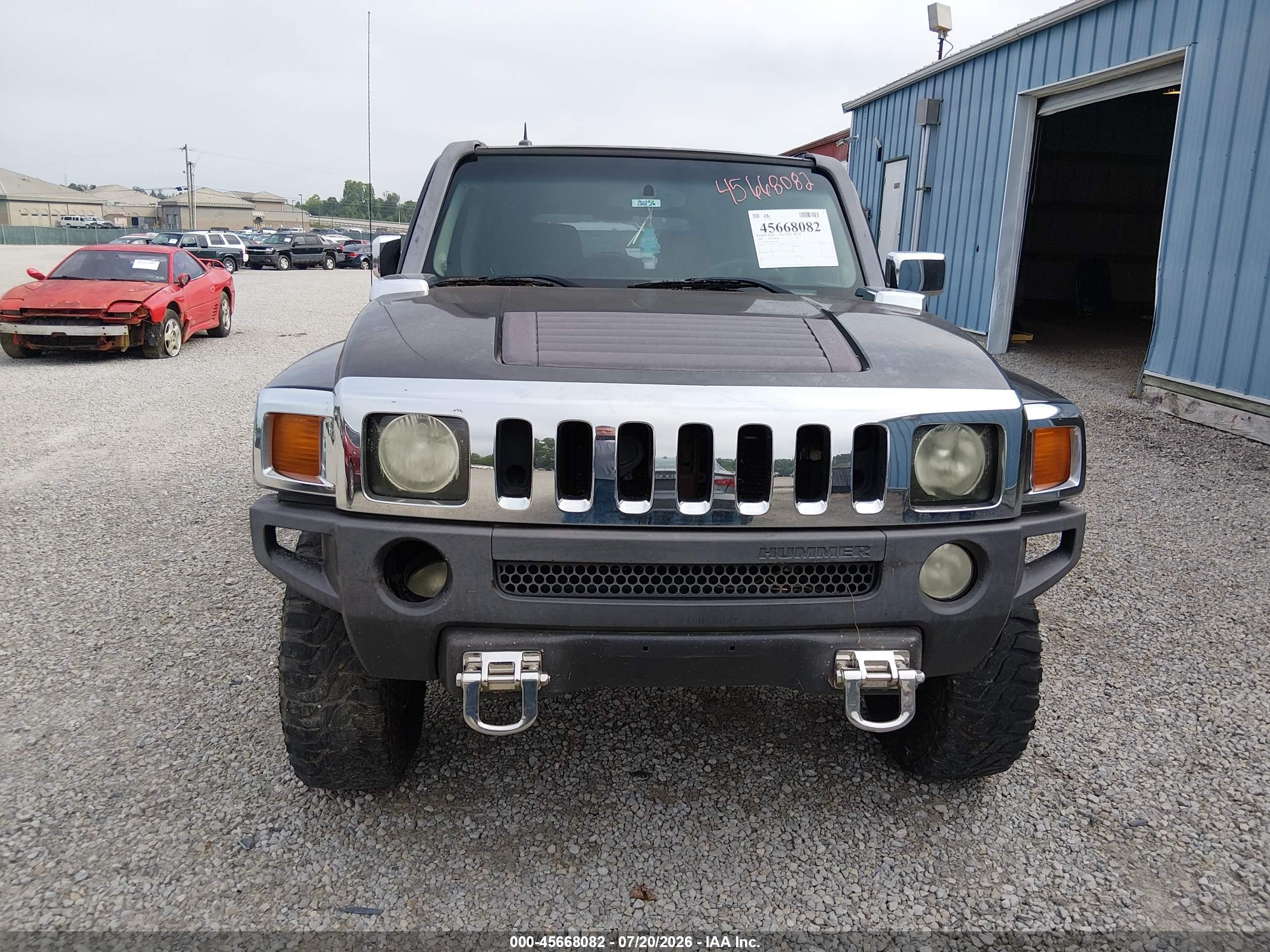 2006 Hummer H3 Suv   Black vin: 5GTDN136268166936