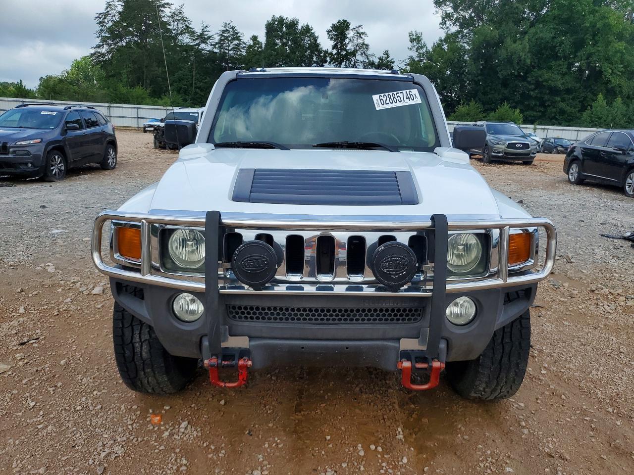 2006 Hummer H3 White vin: 5GTDN136268202821
