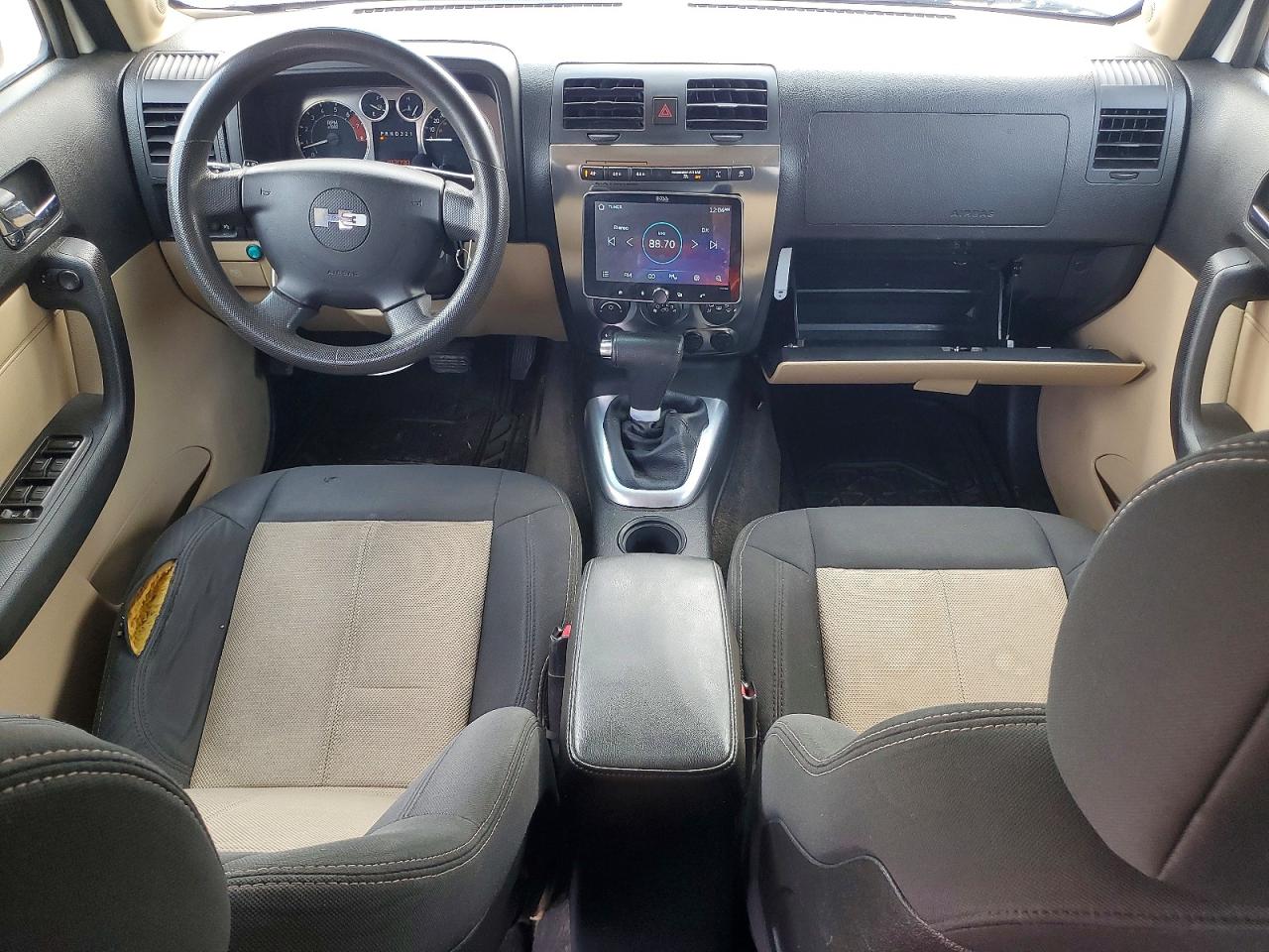 2006 Hummer H3 White vin: 5GTDN136268202821