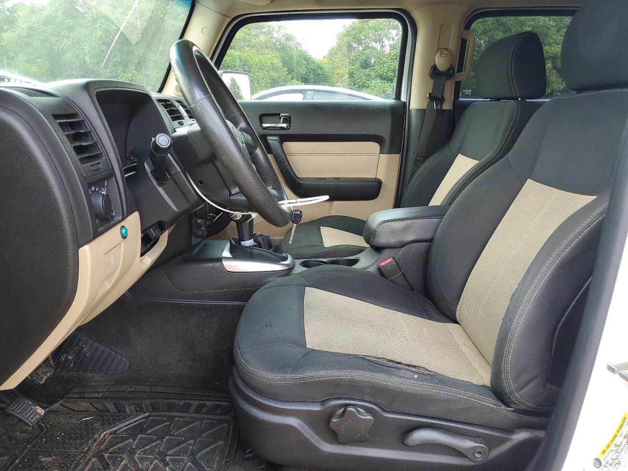 2006 Hummer H3 White vin: 5GTDN136268202821