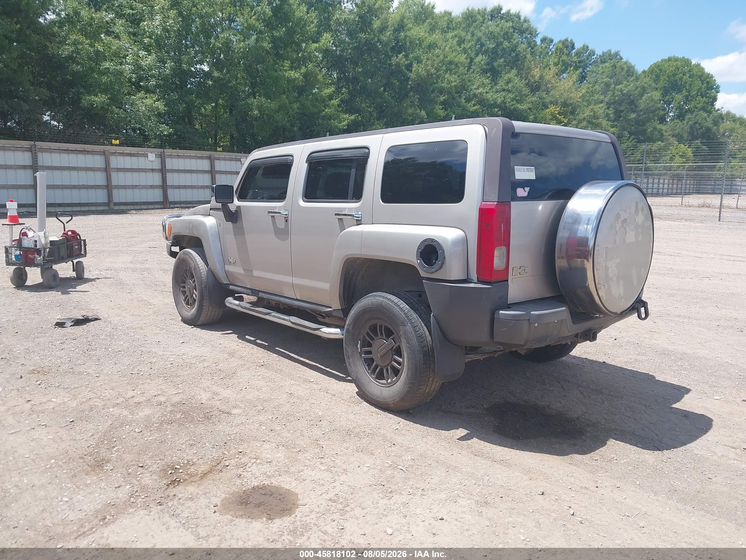 2006 Hummer H3   Silver vin: 5GTDN136268250576