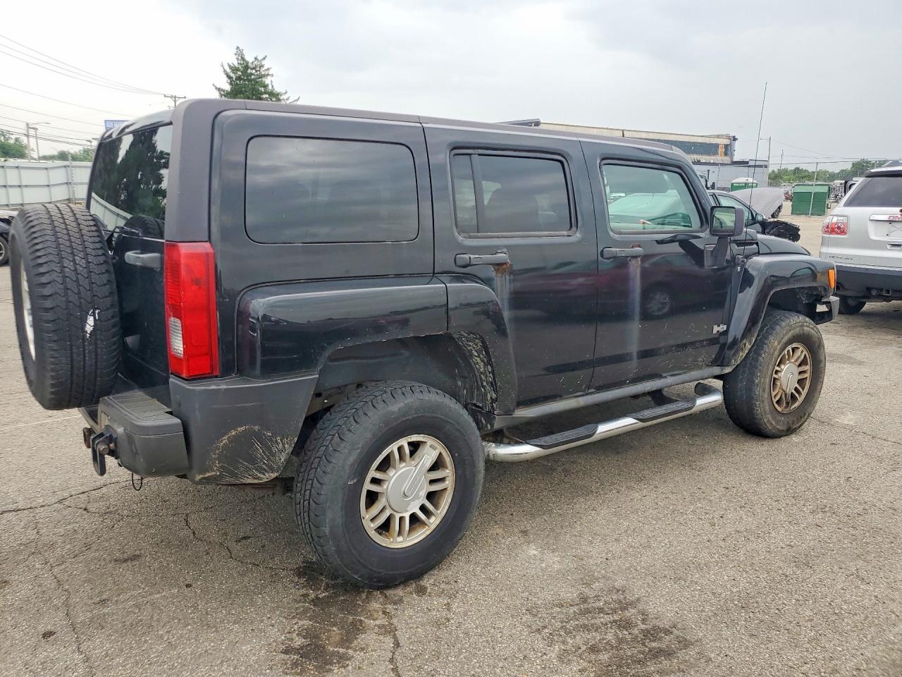 2006 Hummer H3 Black vin: 5GTDN136268279964