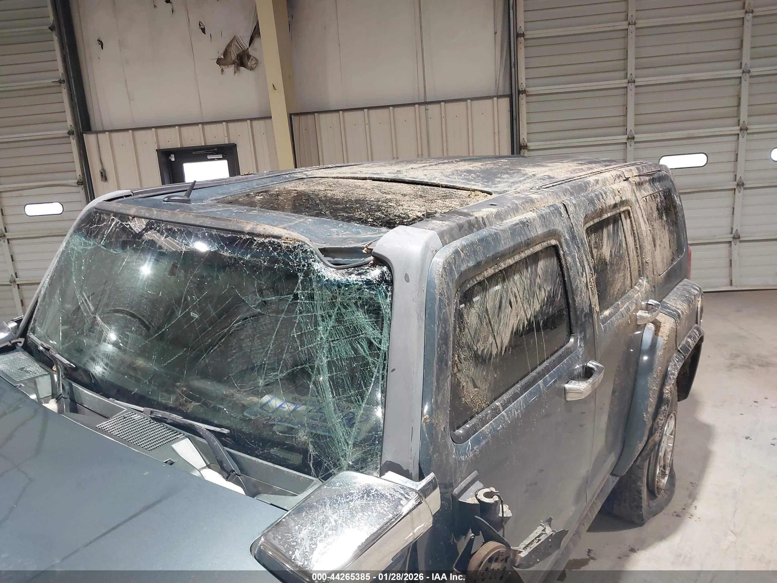 2006 Hummer H3 Suv   Gray vin: 5GTDN136268308234