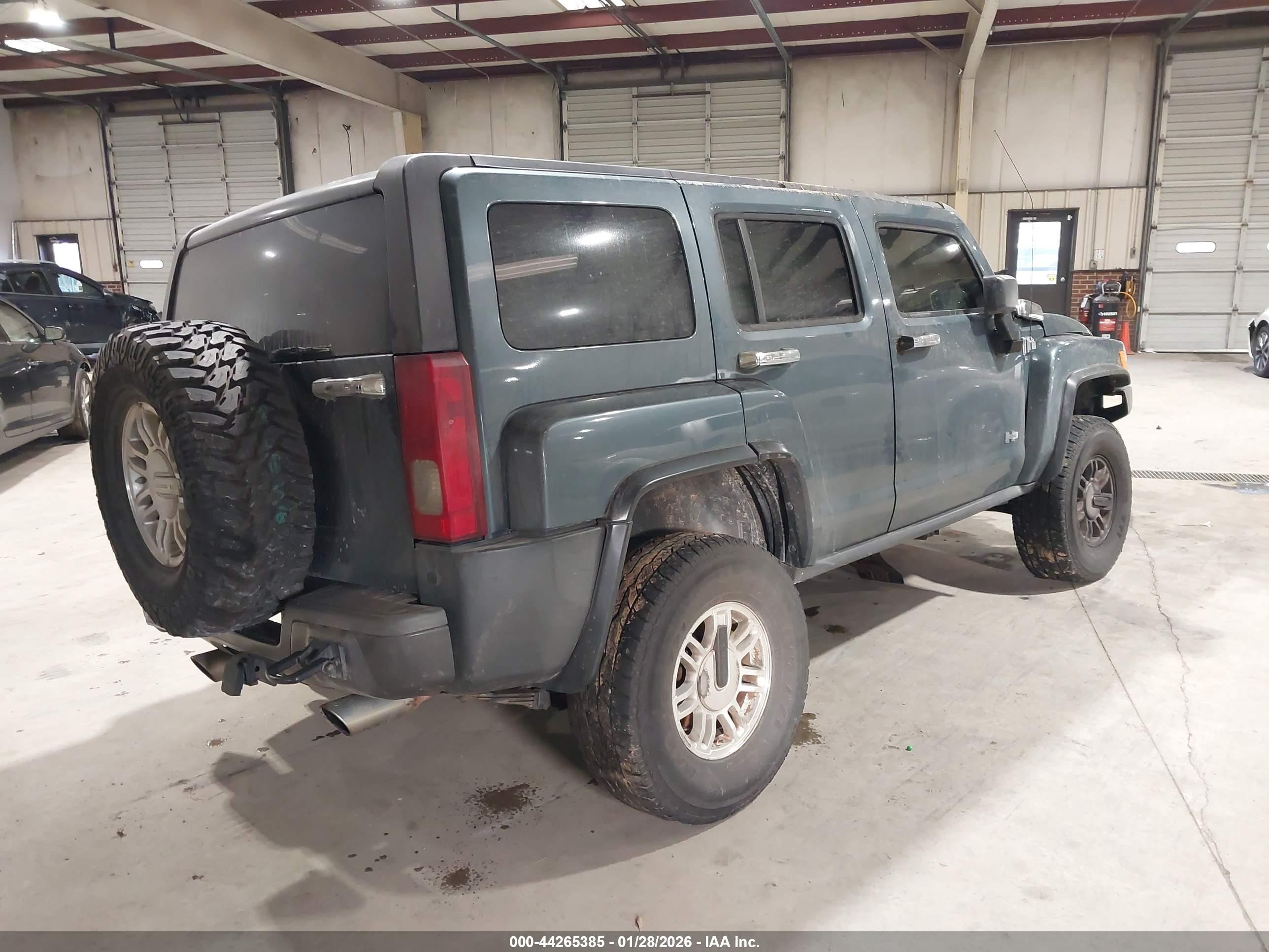 2006 Hummer H3 Suv   Gray vin: 5GTDN136268308234