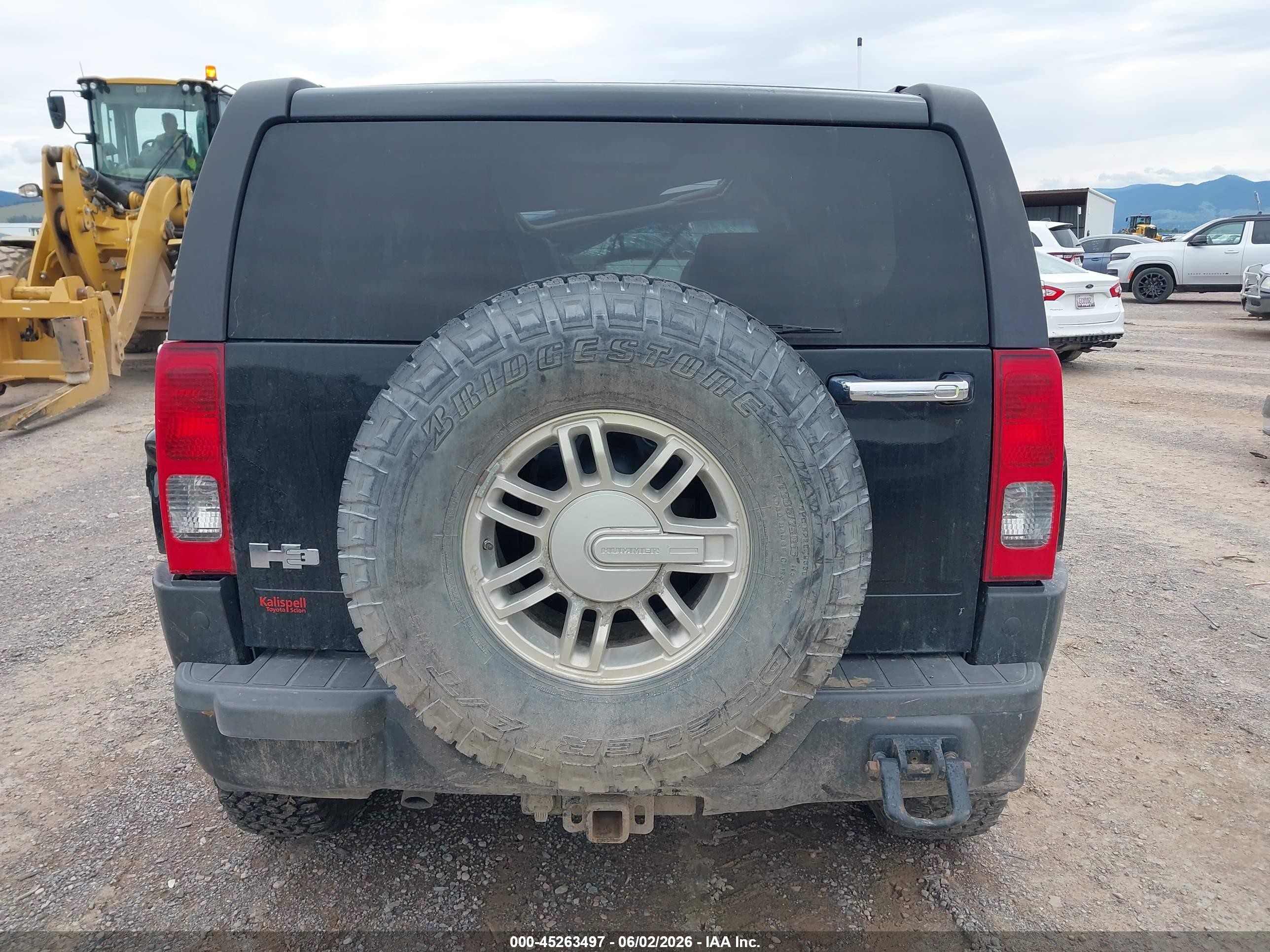 2006 Hummer H3 Suv   Black vin: 5GTDN136268313529