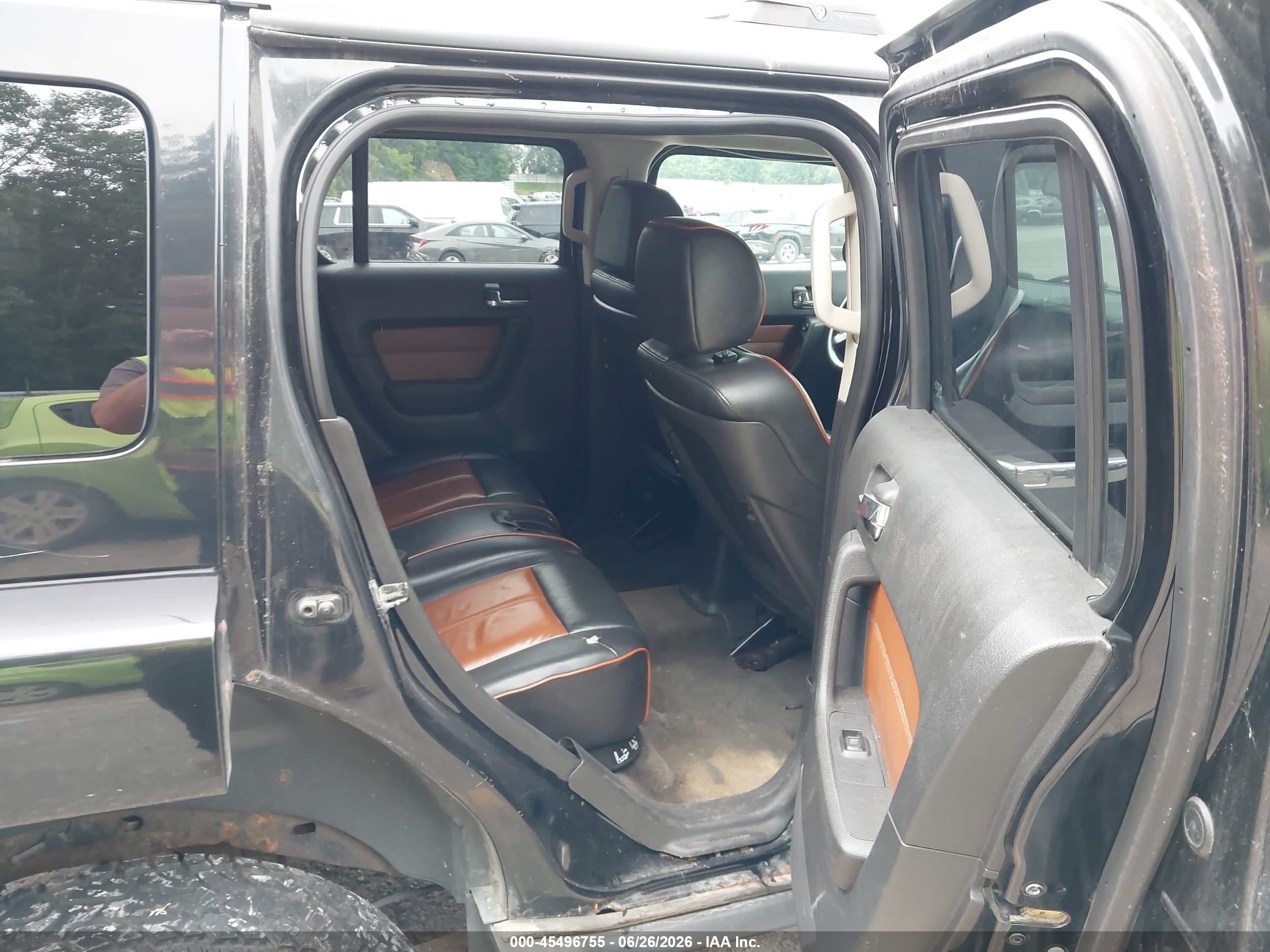2006 Hummer H3 Suv   Black vin: 5GTDN136368101903