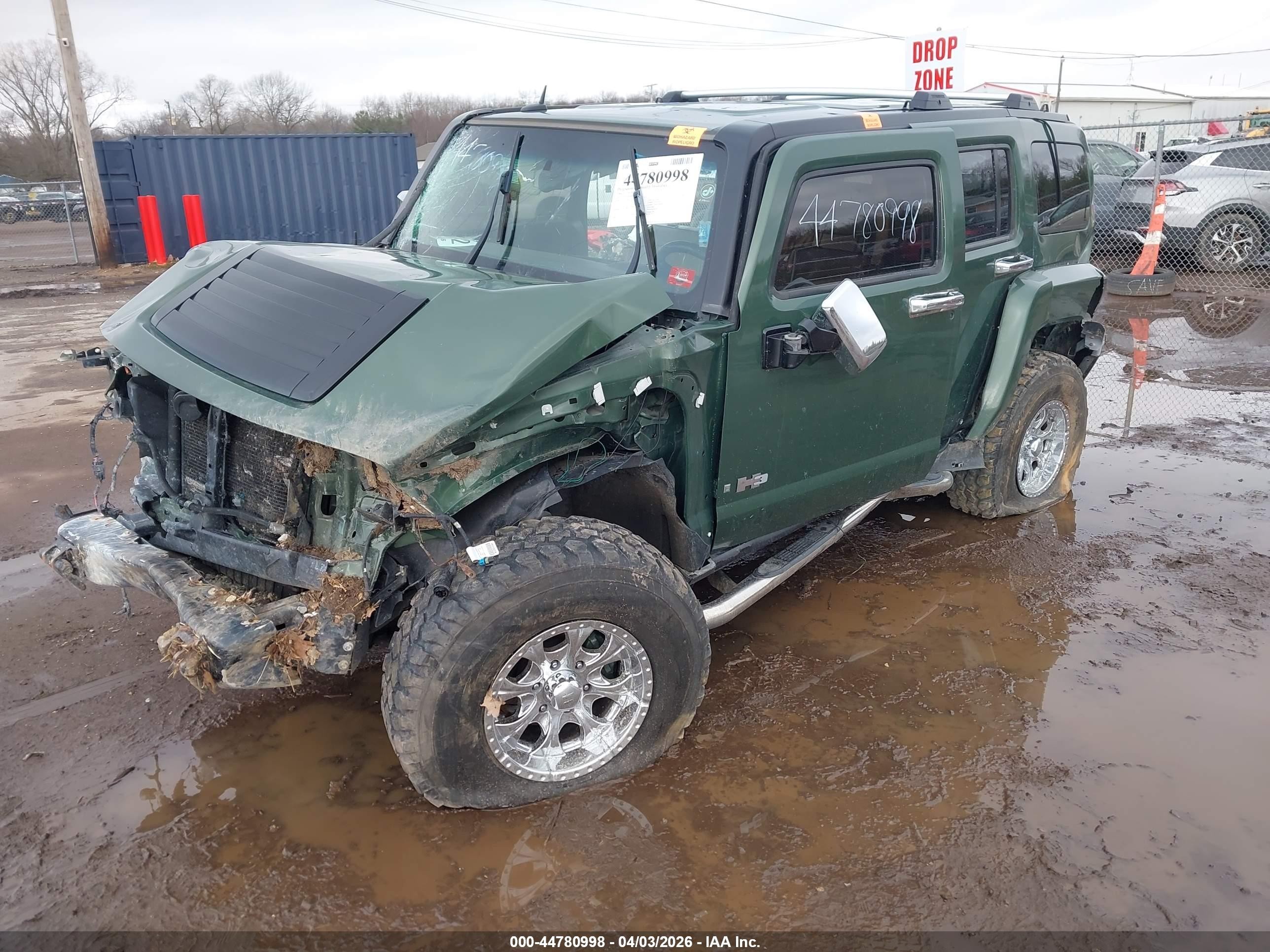 2006 Hummer H3 Suv   Green vin: 5GTDN136368108978