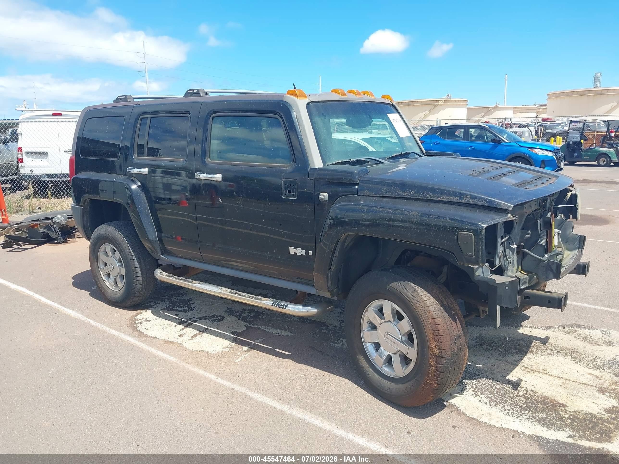 2006 Hummer H3 Suv   Blue vin: 5GTDN136368119026