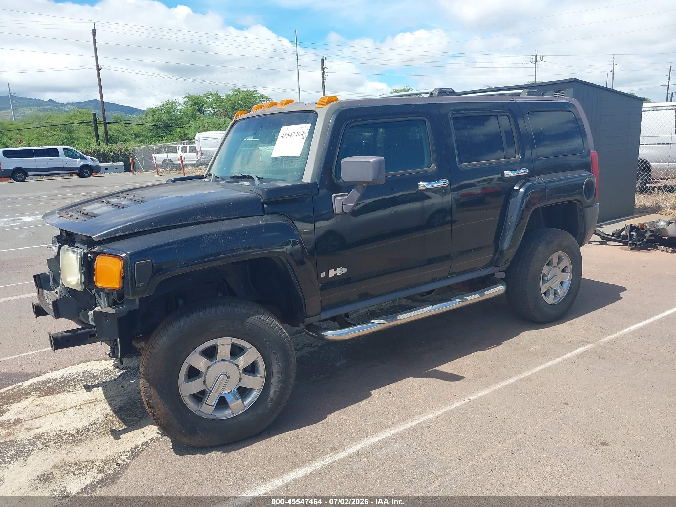 2006 Hummer H3 Suv   Blue vin: 5GTDN136368119026