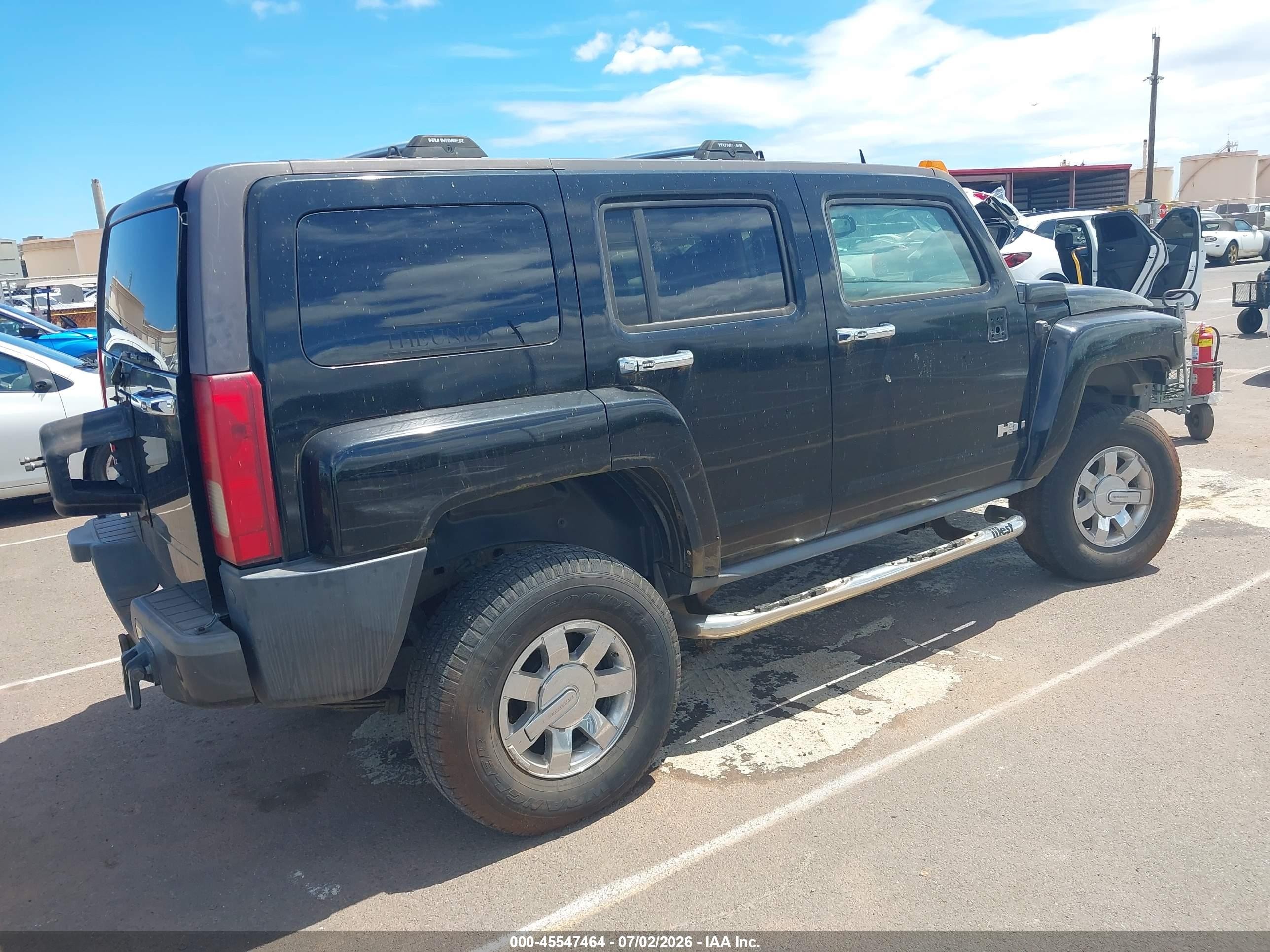 2006 Hummer H3 Suv   Blue vin: 5GTDN136368119026