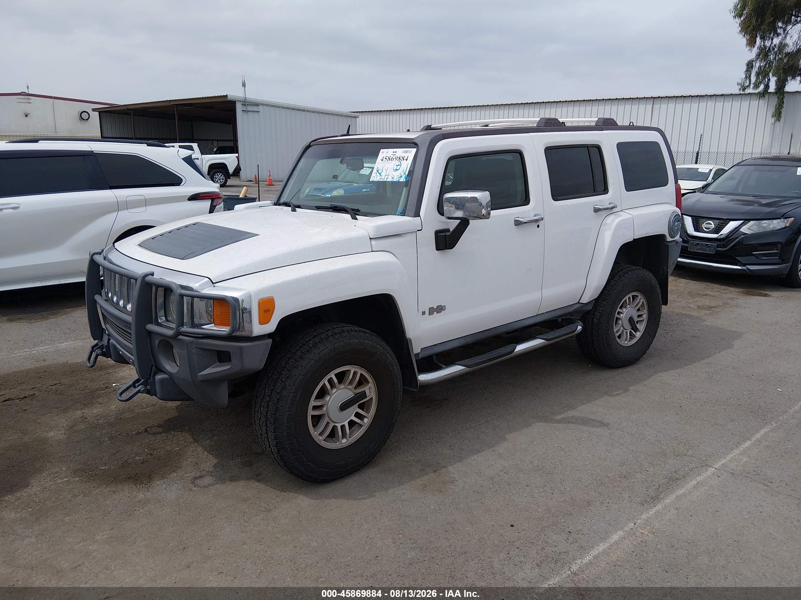 2006 Hummer H3   White vin: 5GTDN136368127188