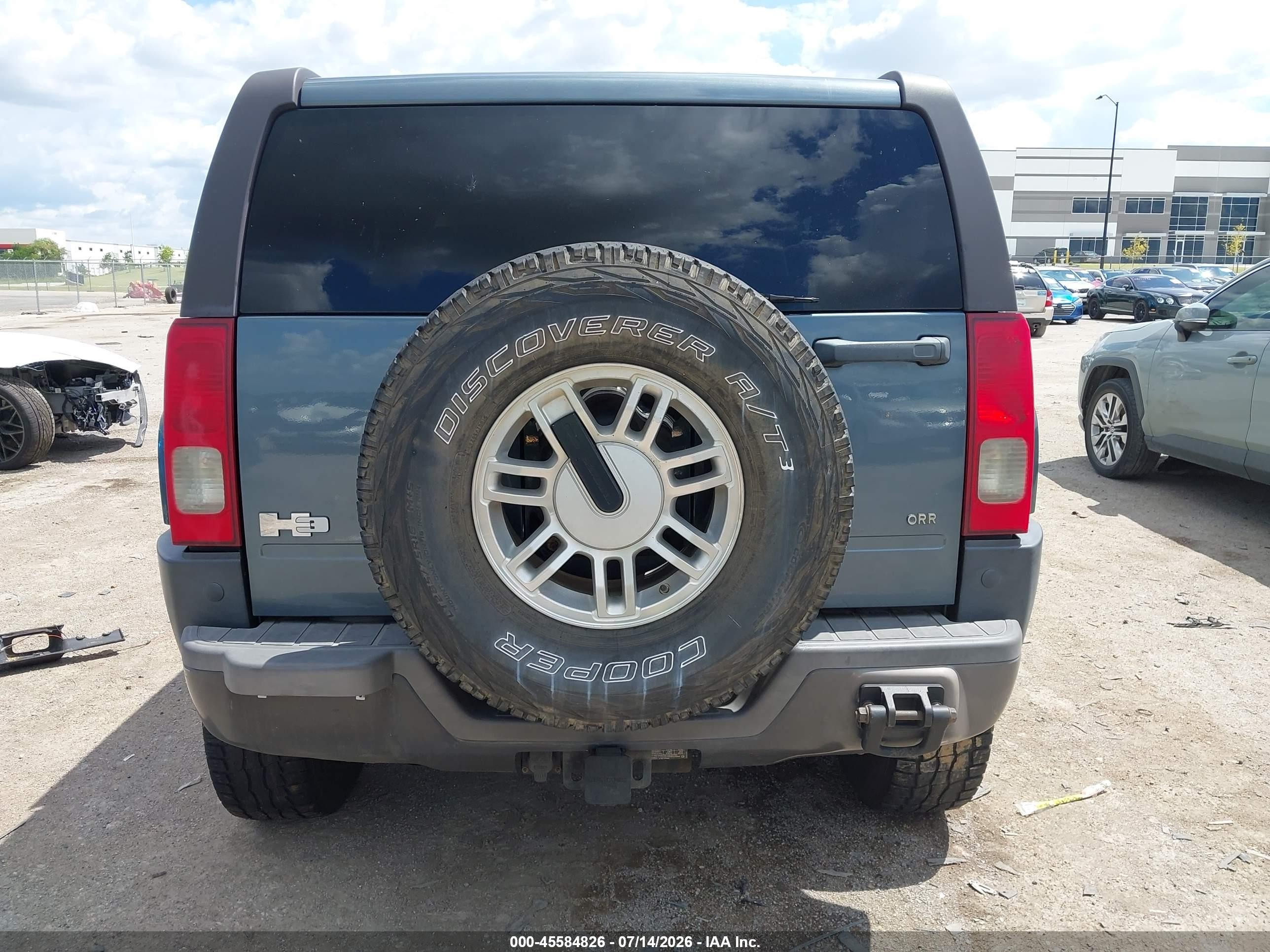 2006 Hummer H3 Suv Gray vin: 5GTDN136368158909