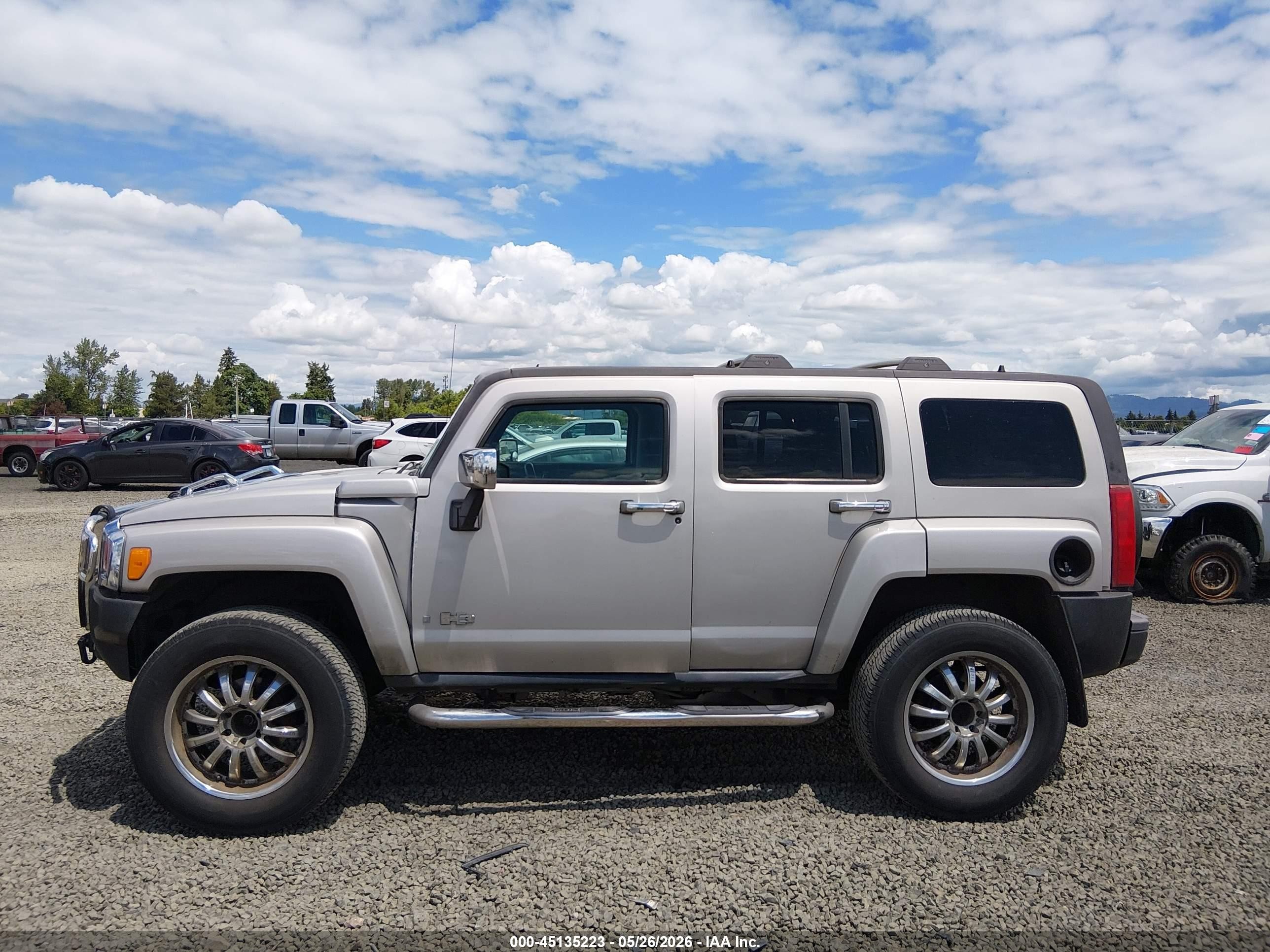 2006 Hummer H3 Suv Champagne vin: 5GTDN136368174284